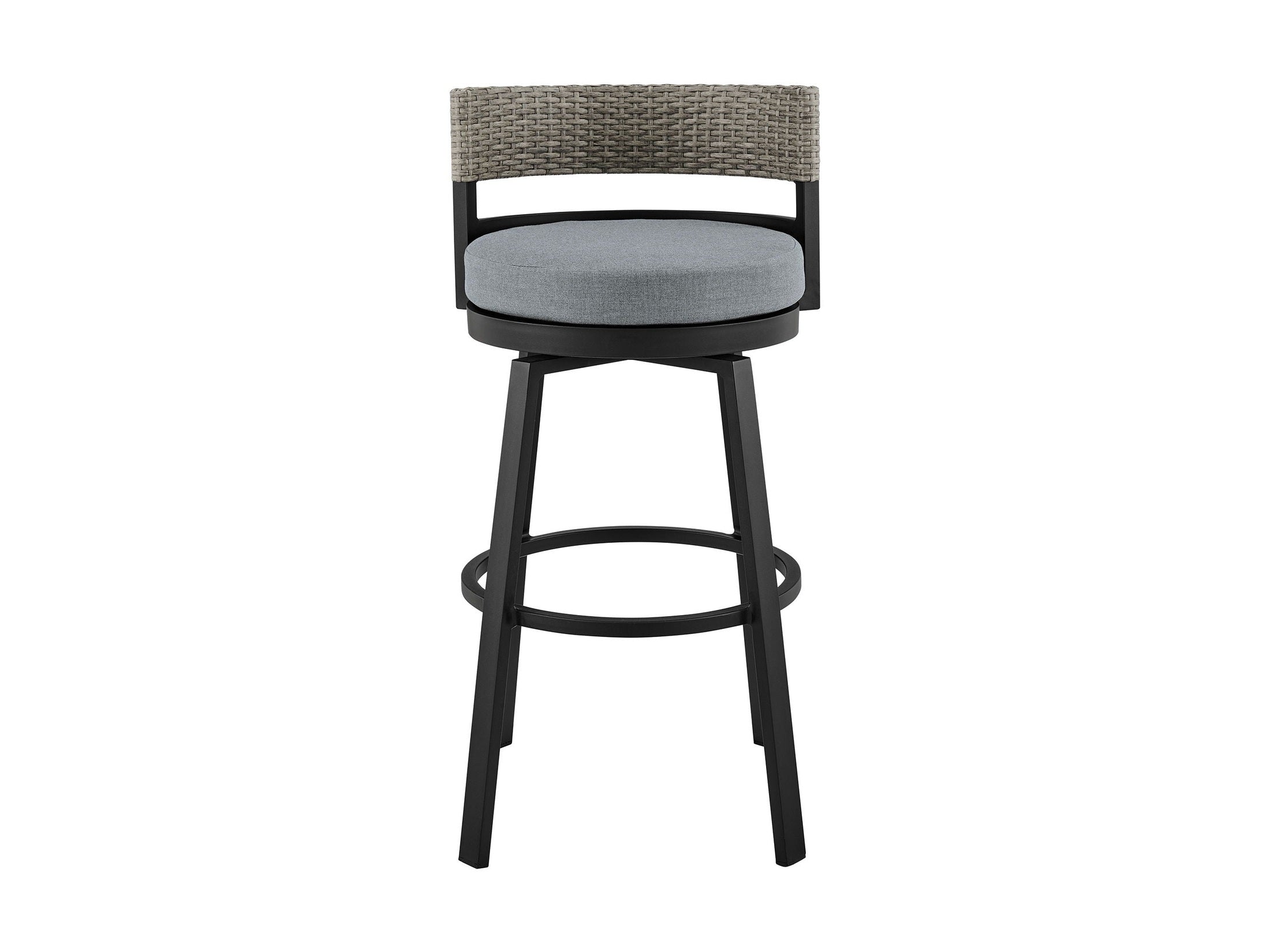 Encinitas - Outdoor Patio Counter Height Swivel Bar Stool Set