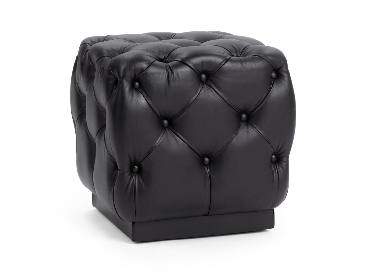 Briar - Square Ottoman - Midnight Raven