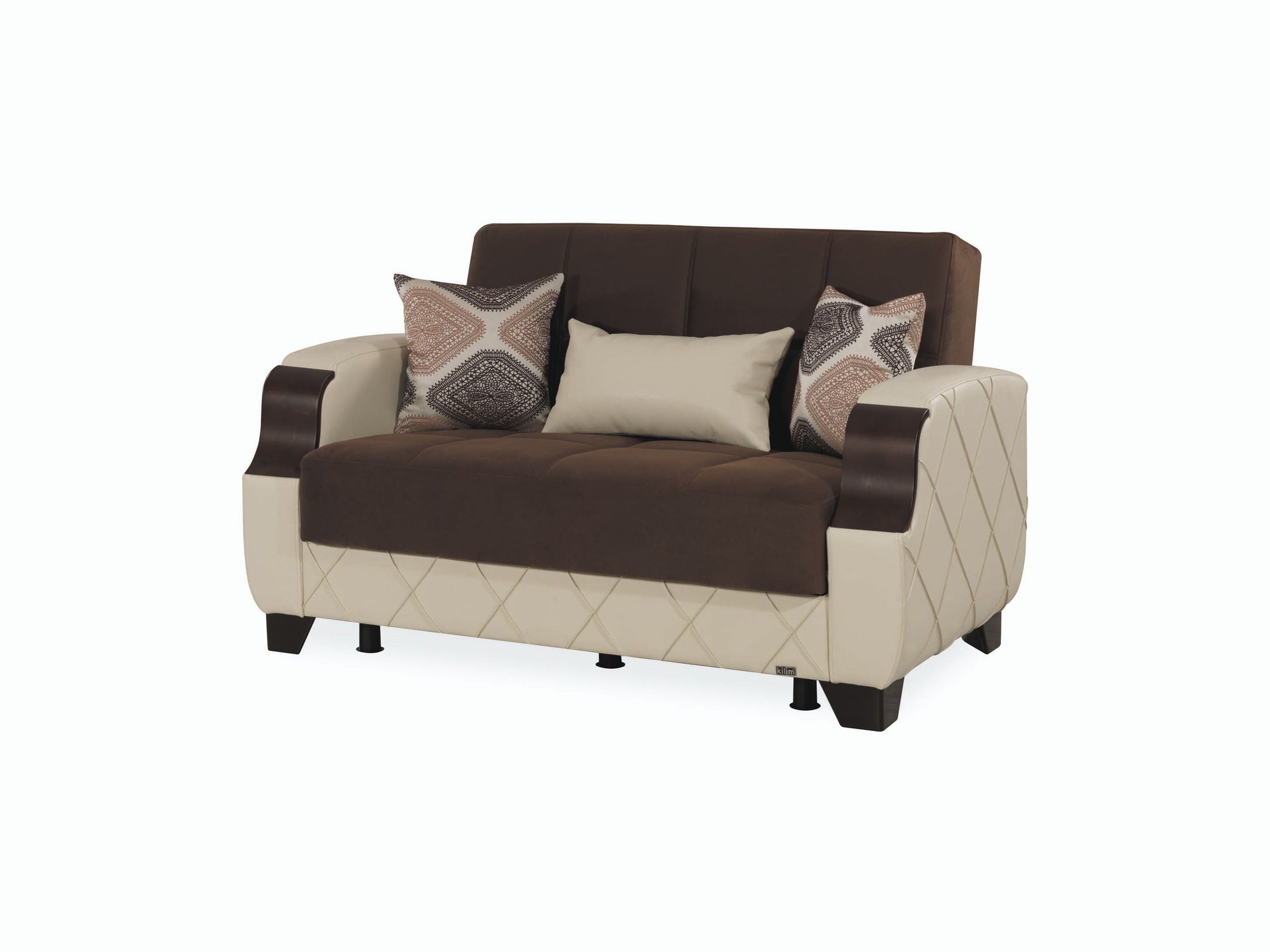 Ottomanson Molina - Upholstered Convertible Loveseat With Storage