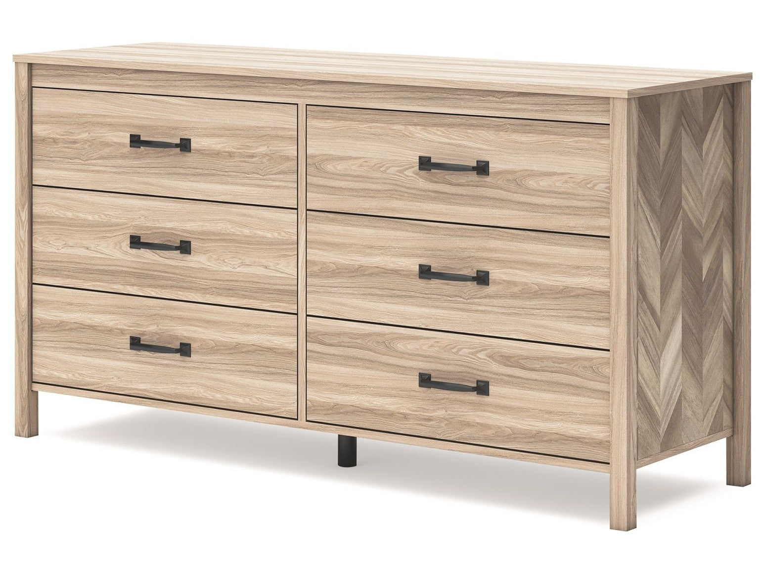 Battelle - Six Drawer Dresser - Tan