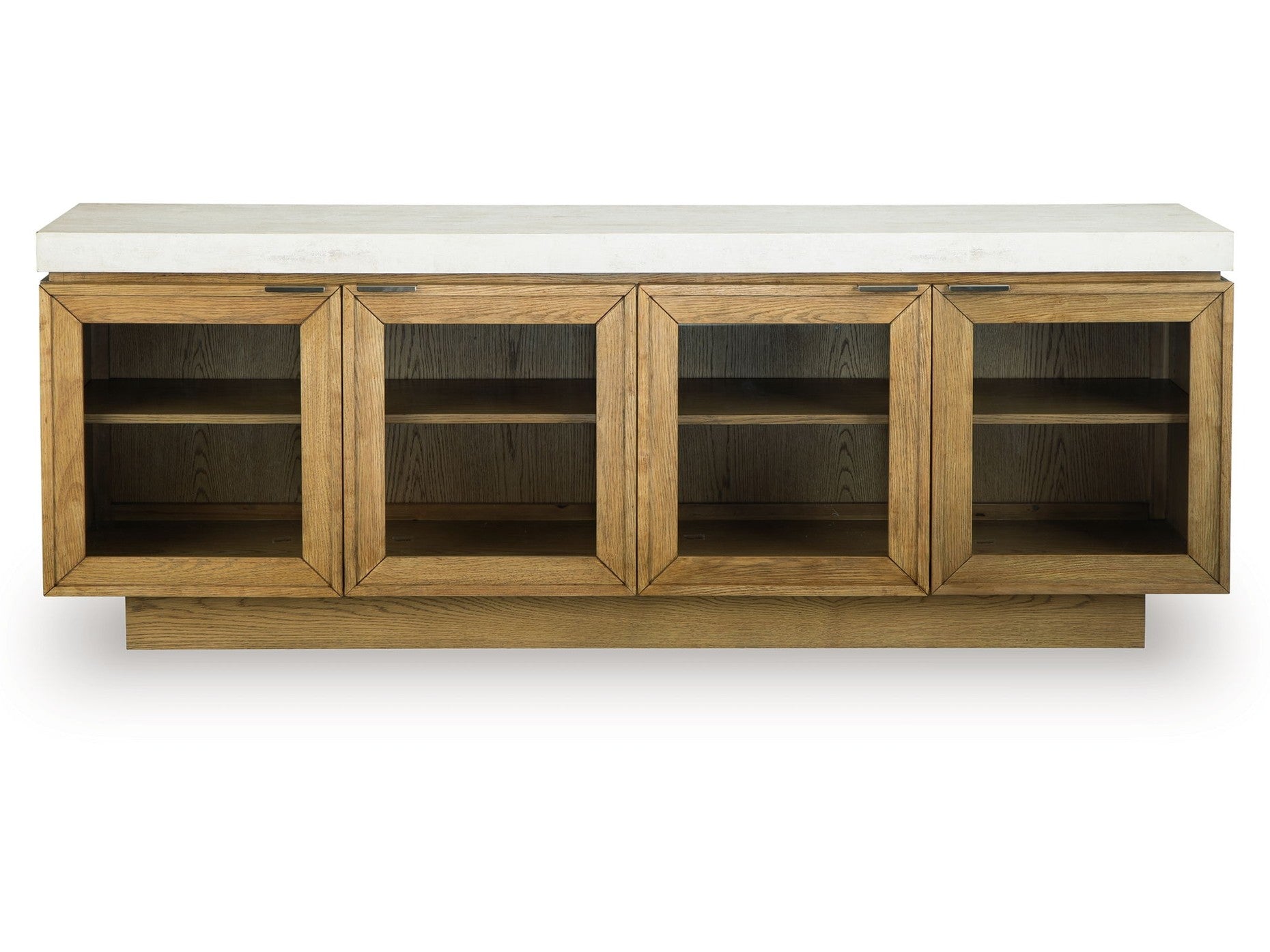 Adanworth - Accent Cabinet - Light Brown / Gray