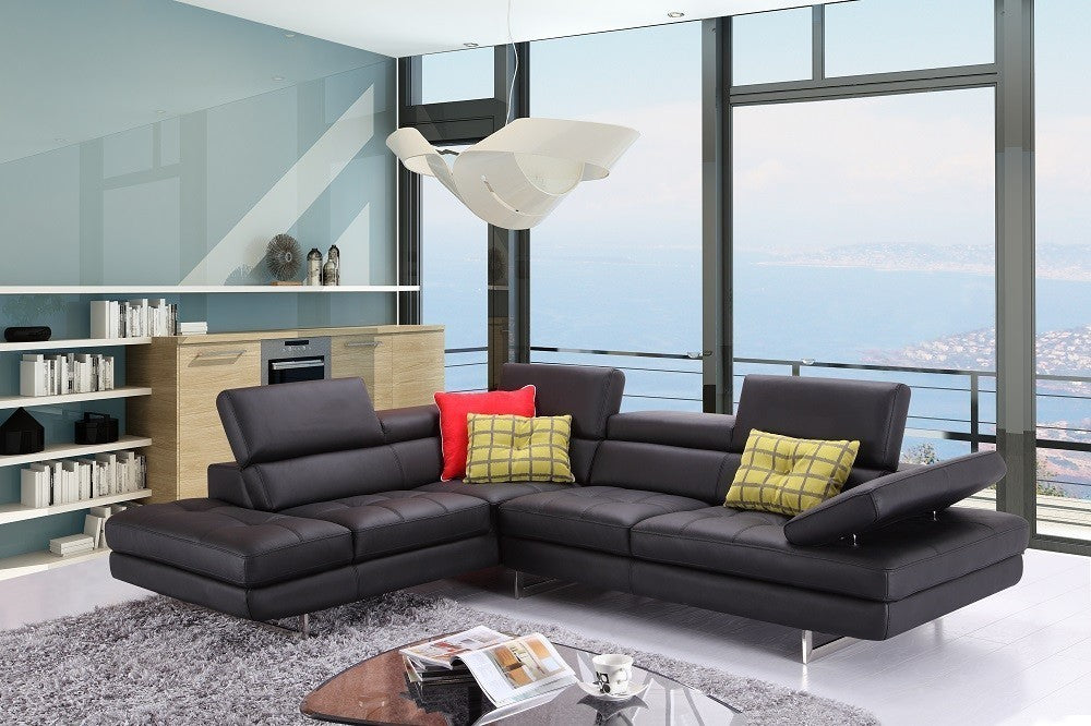 Forza A761 Italian Leather Sectional