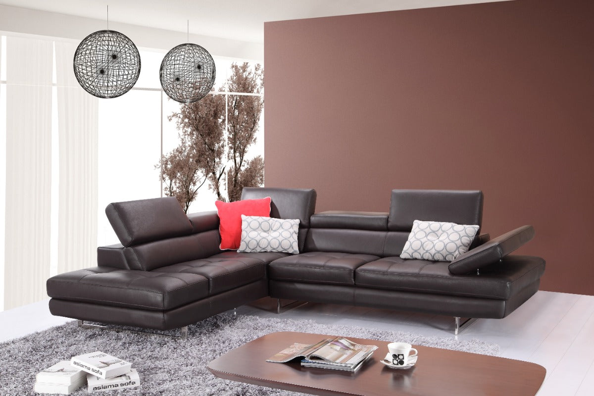 Forza A761 Italian Leather Sectional