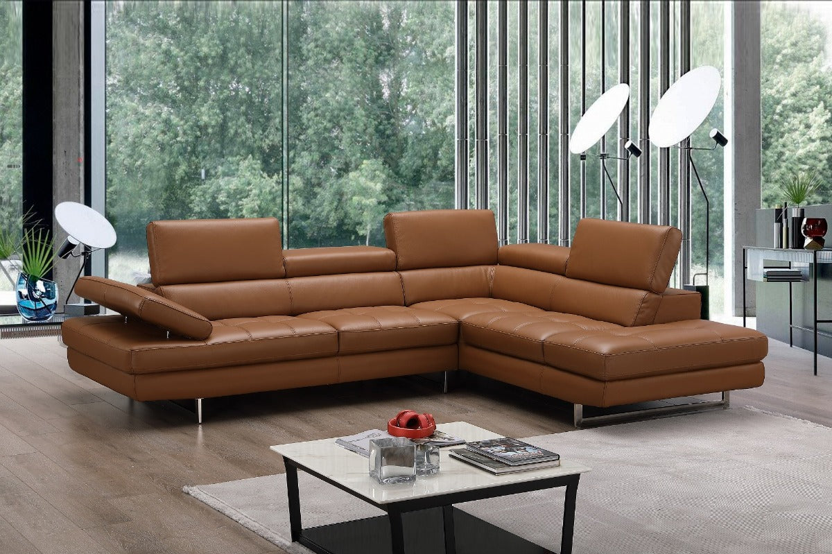 Forza A761 Italian Leather Sectional