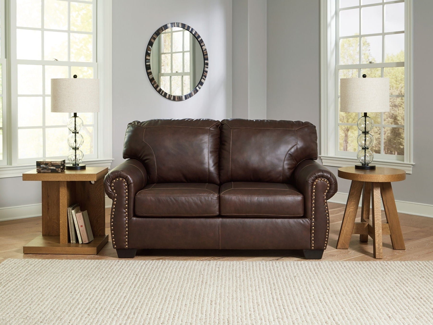 Colleton - Loveseat - Dark Brown