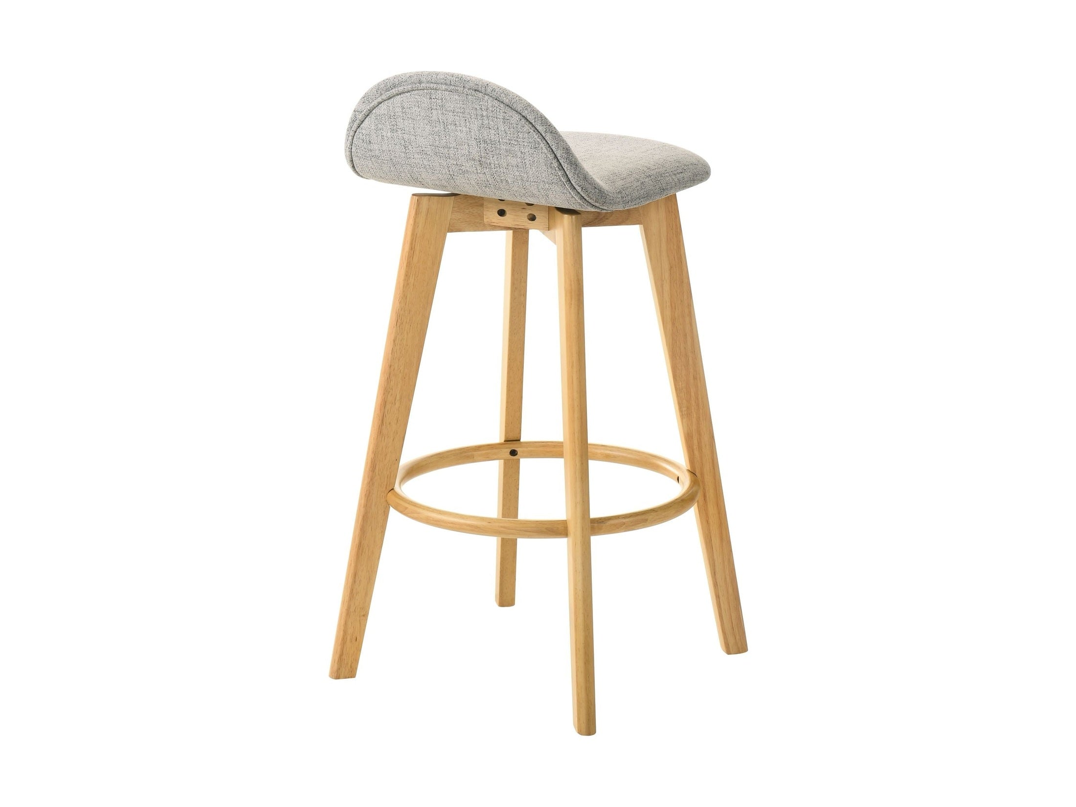 Vera - Upholstered Wood Counter Height Barstool