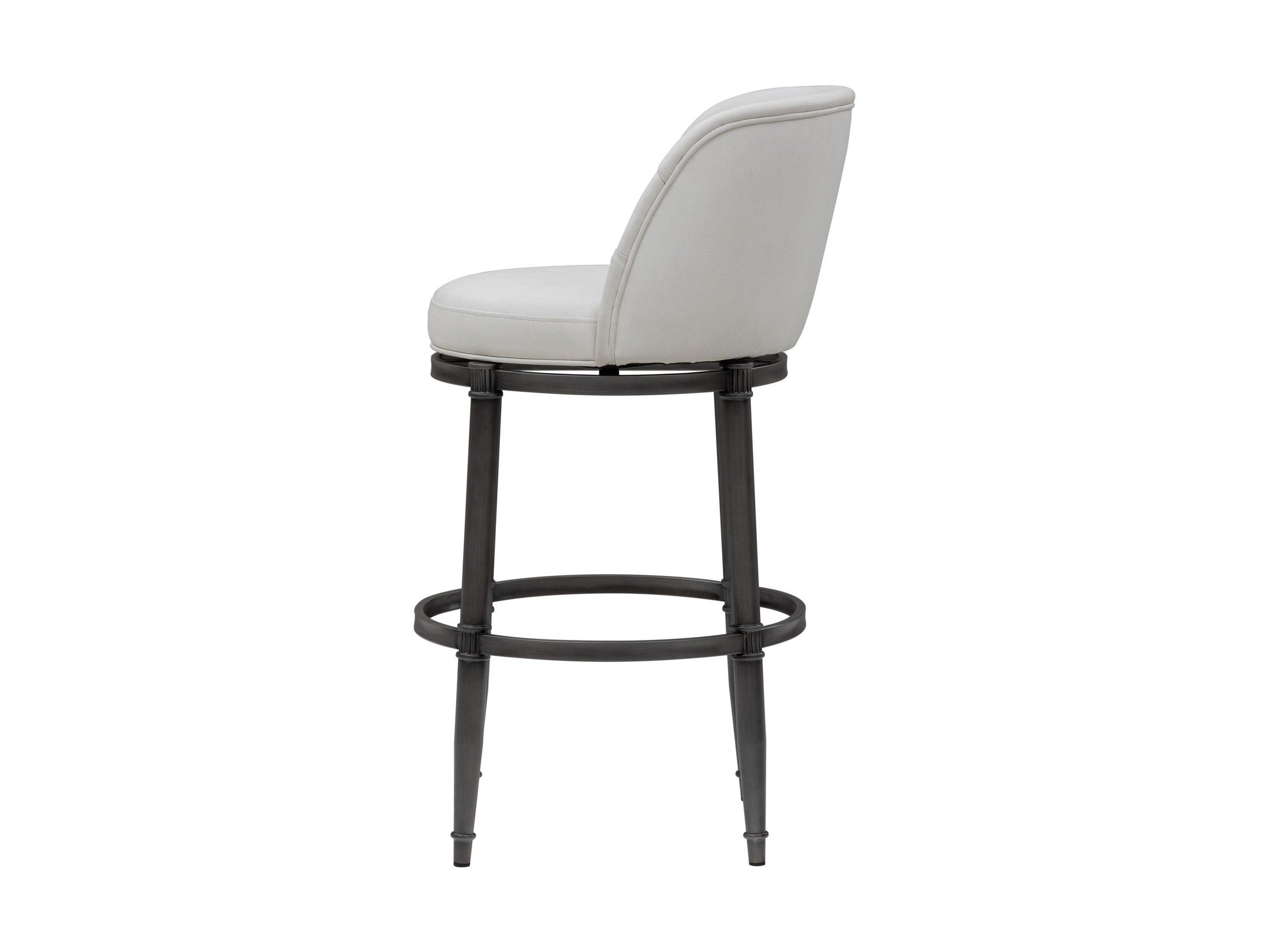 Eunice - Faux Leather Upholstered Swivel Barstool
