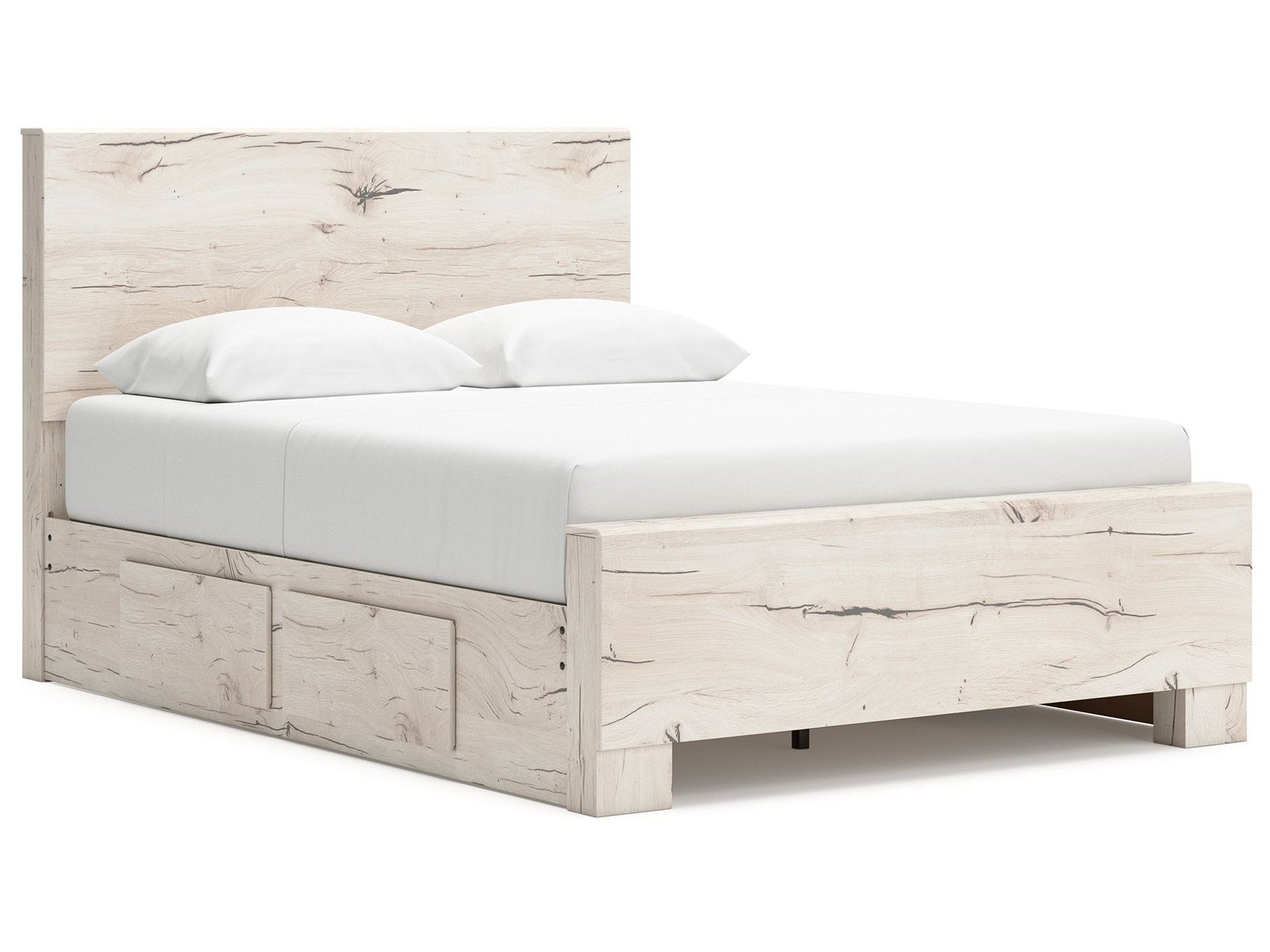 Lawroy - Panel Bed With Storage