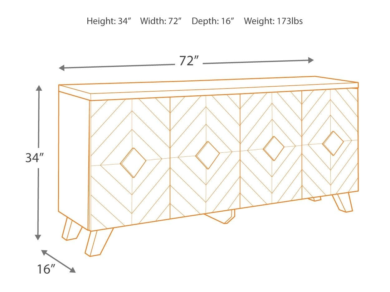 Robin Ridge - Accent Cabinet - Brown / Beige