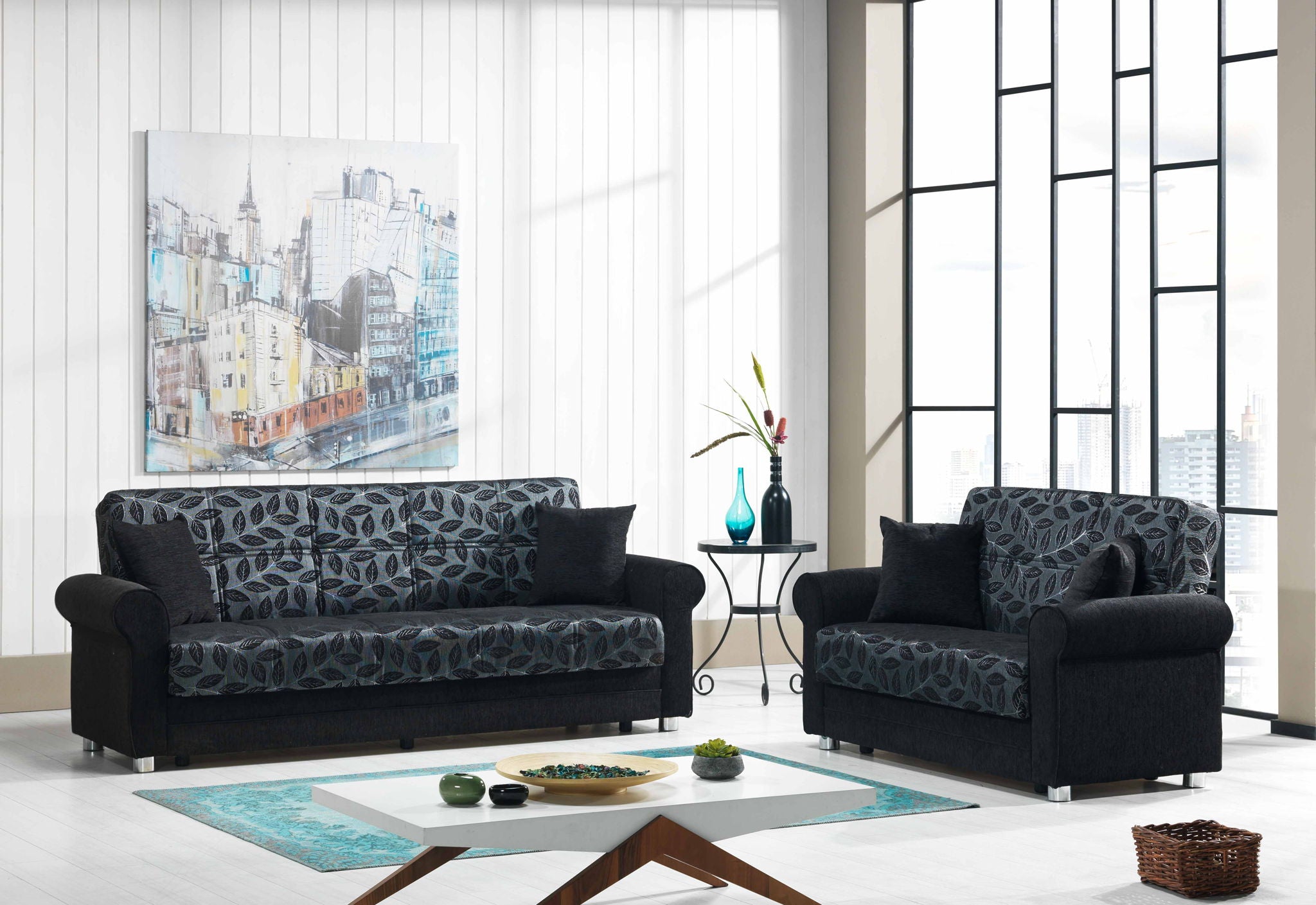 Ottomanson Rio Grande - Upholstered Convertible Sofabed With Storage