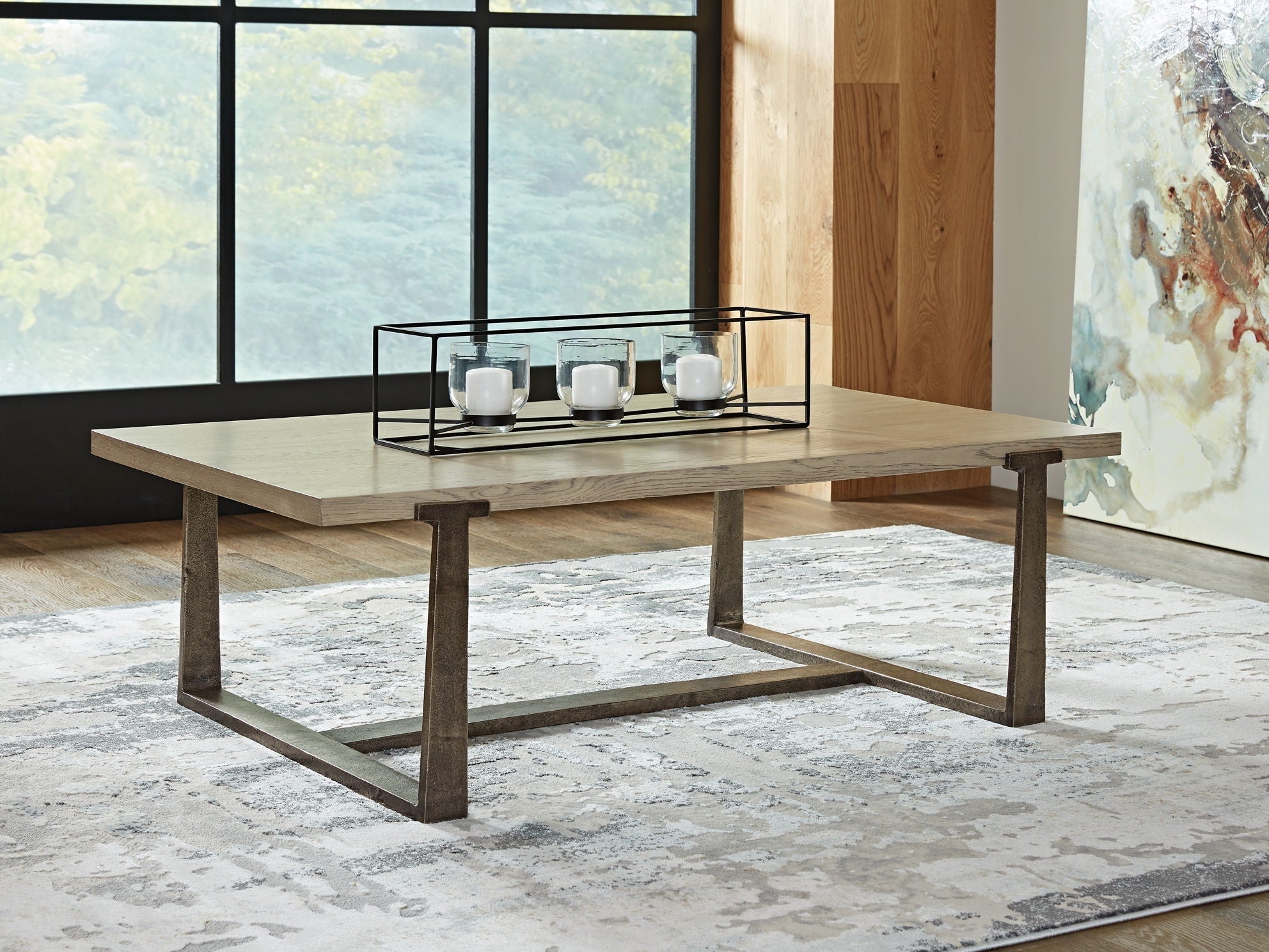 Dalenville - Rectangular Cocktail Table - Gray