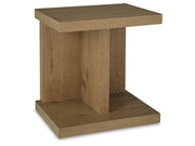 Brinstead - Chair Side End Table - Light Brown