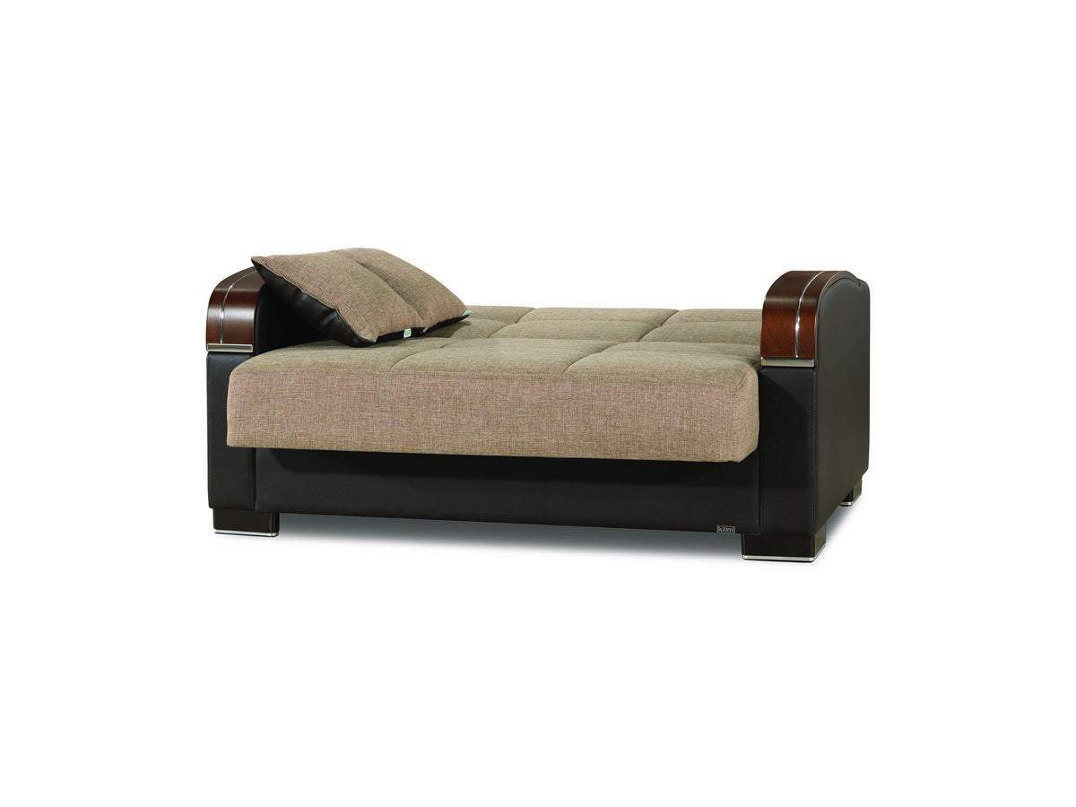Ottomanson Mobimax - Upholstered Convertible Loveseat With Storage