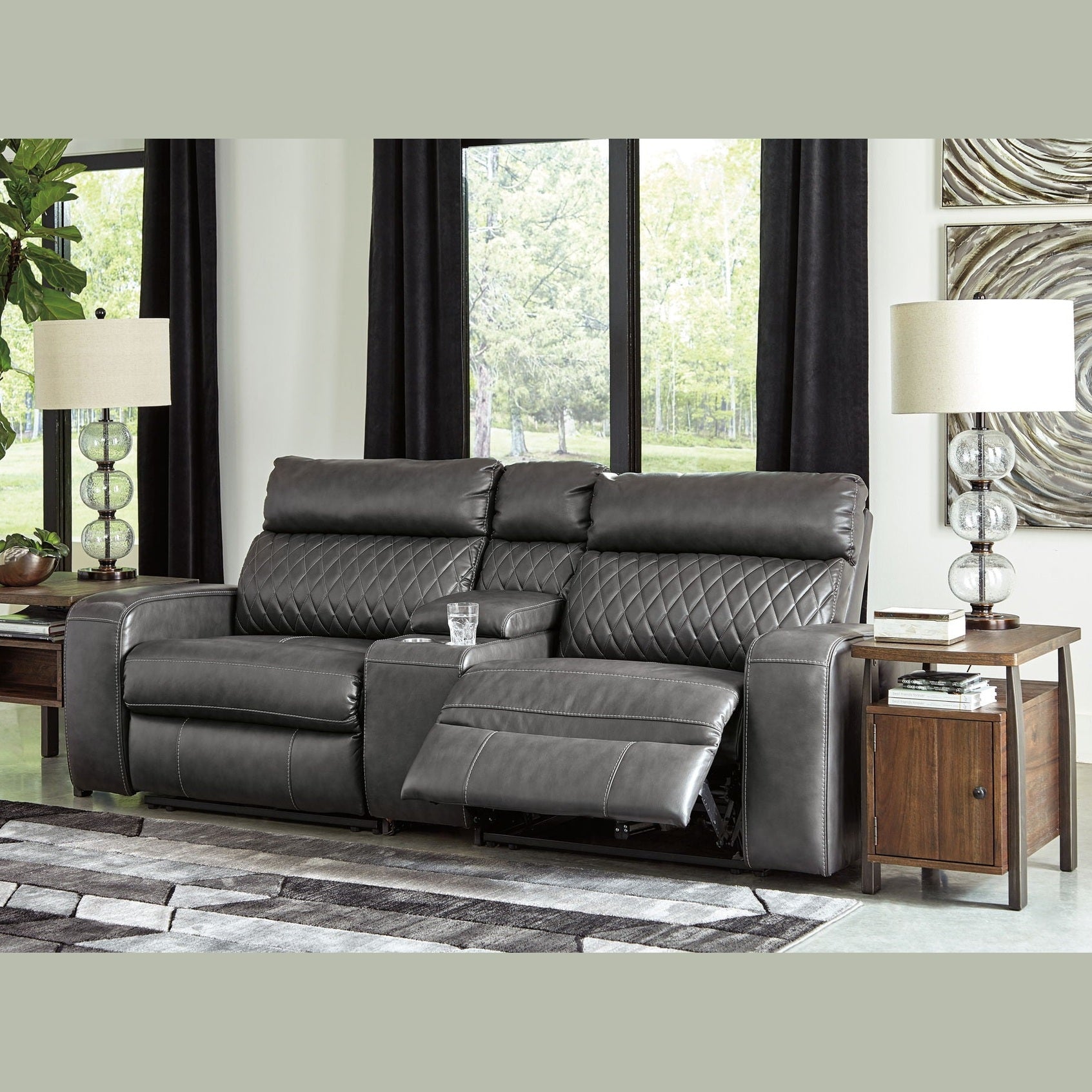 Samperstone - Power Reclining Sectional