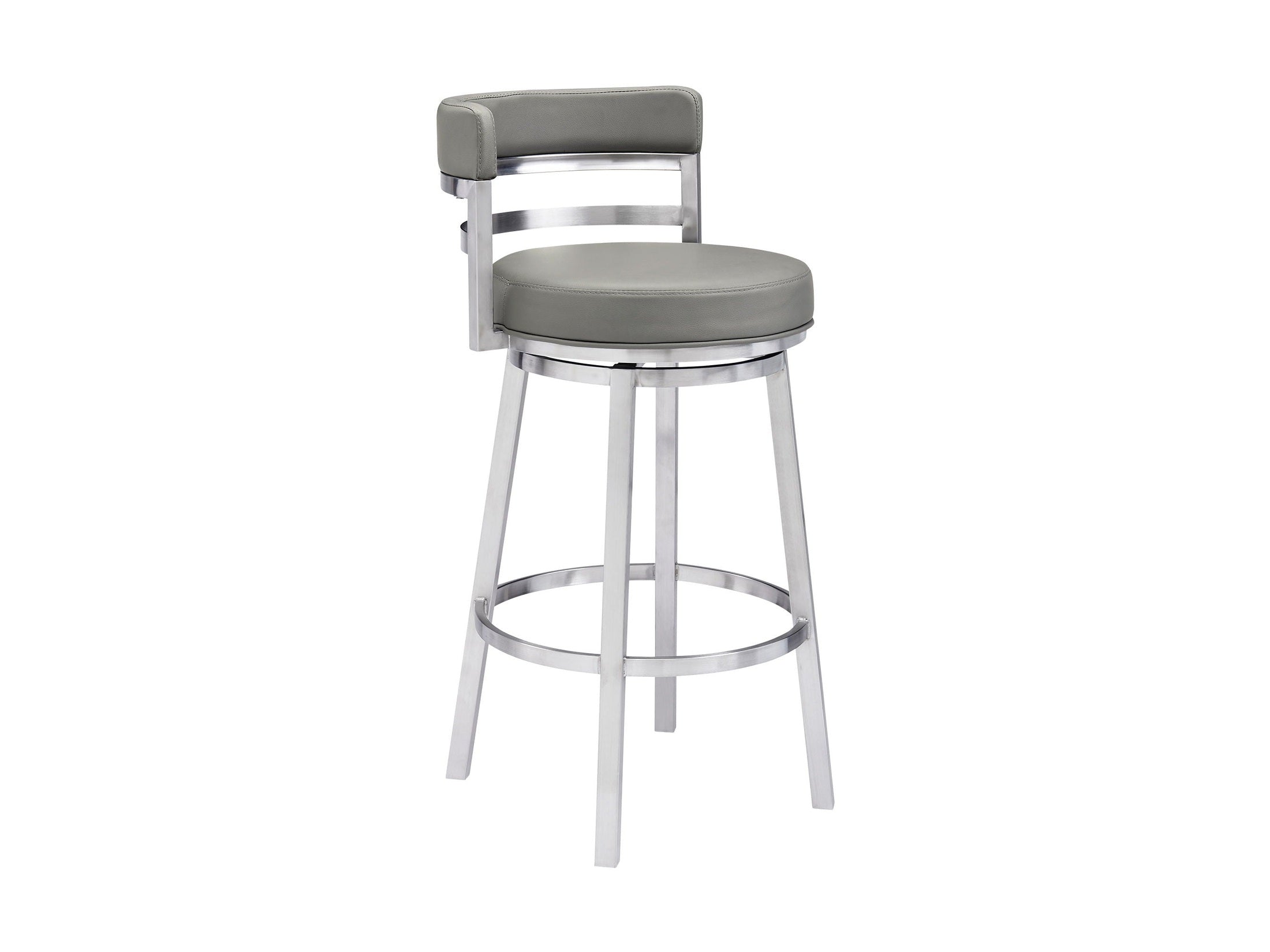 Madrid - Swivel Stainless Steel Bar Stool