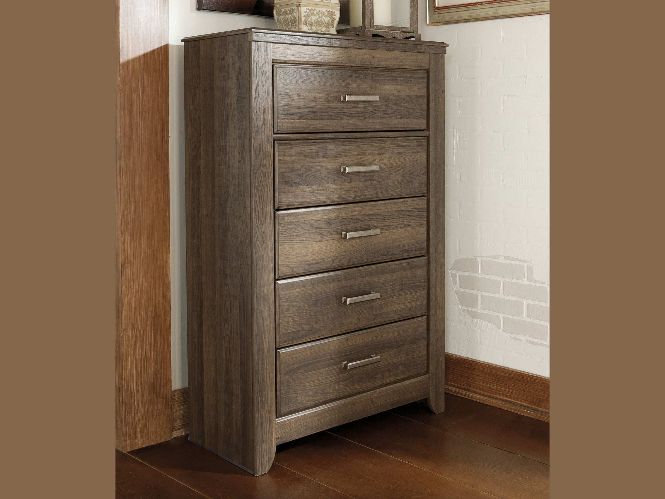 Juararo - Five Drawer Chest - Dark Brown