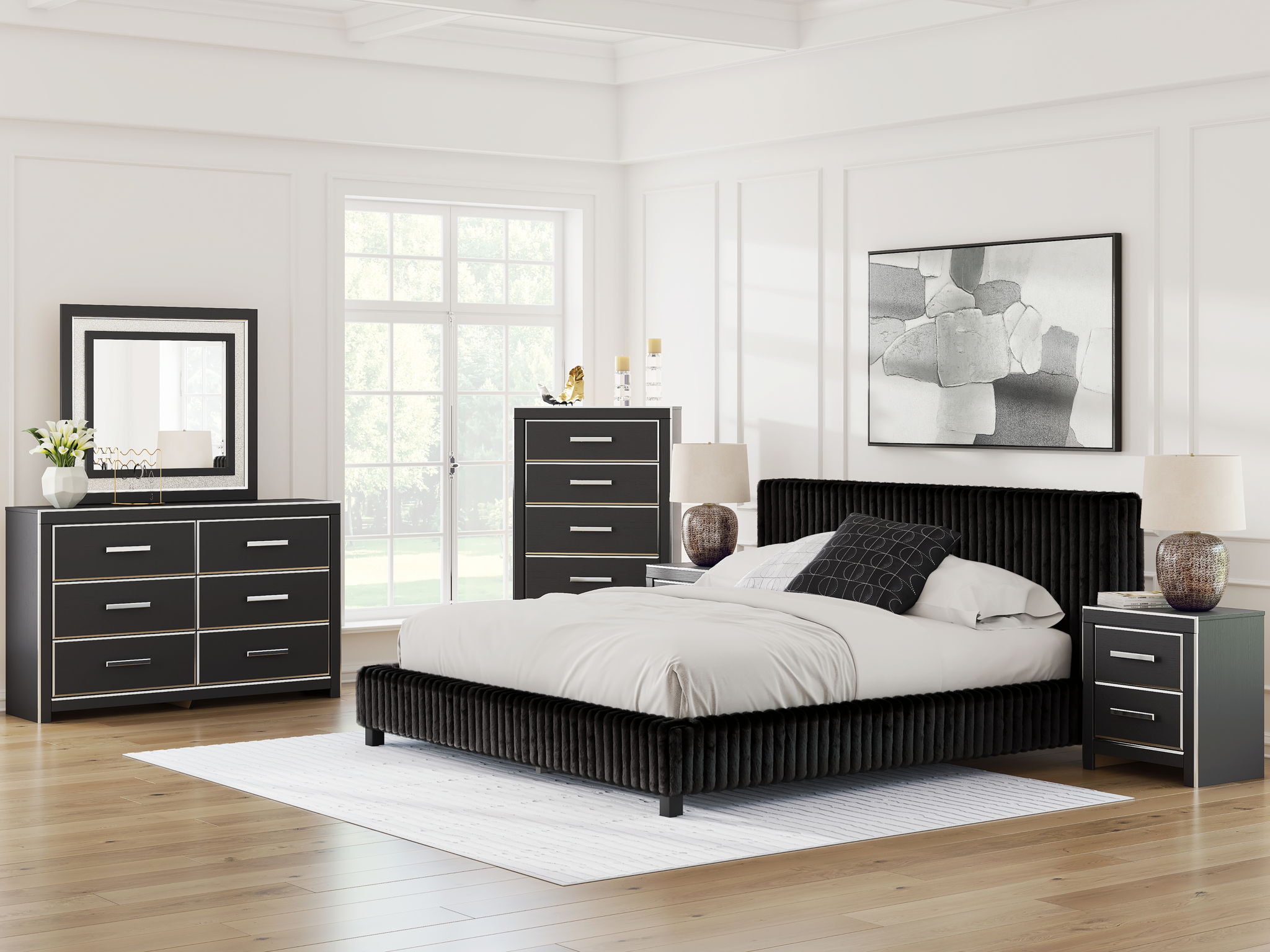 Birmonton - Upholstered Bedroom Set