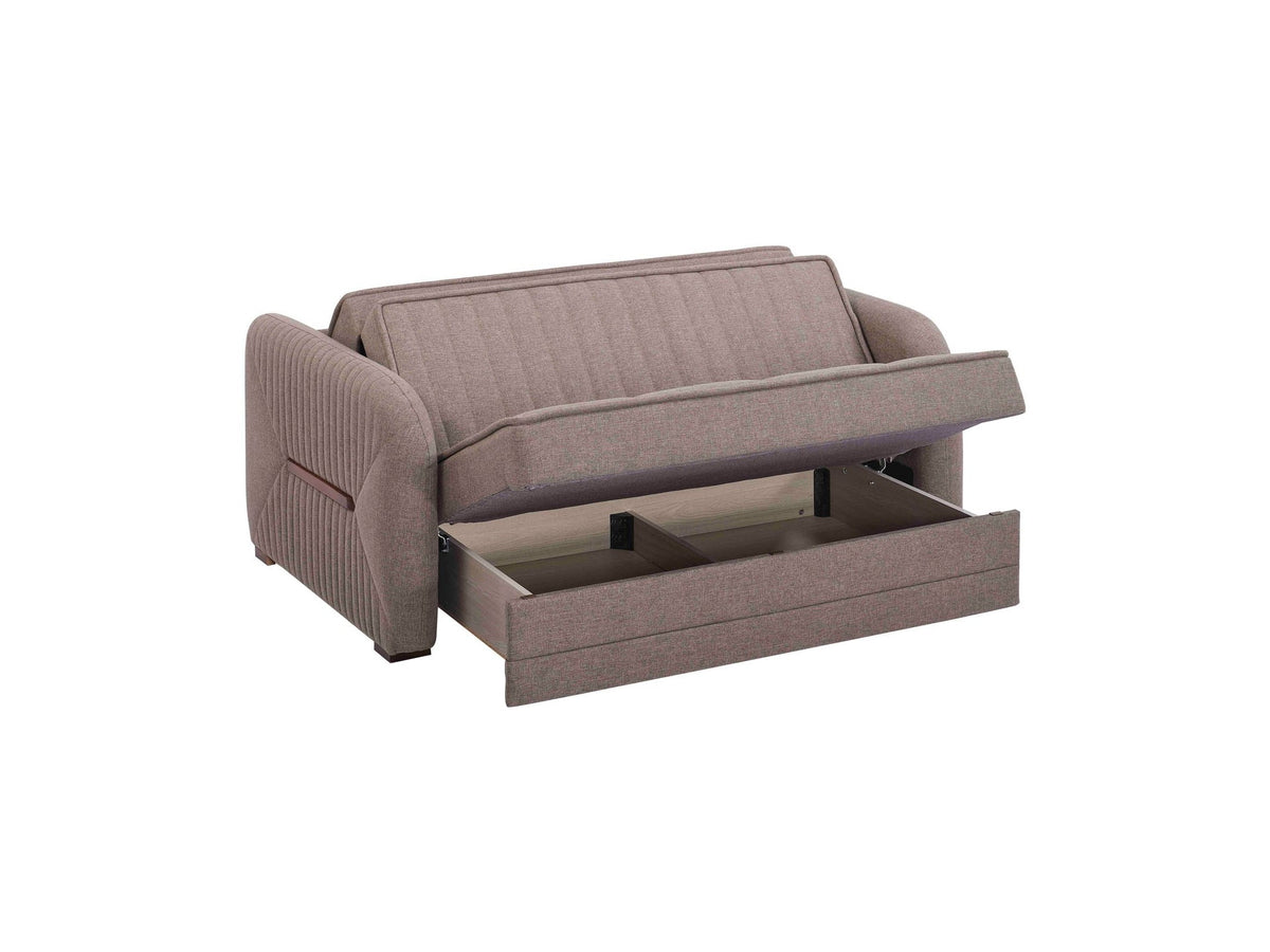 Ottomanson Speedy - Upholstered Convertible Loveseat With Storage