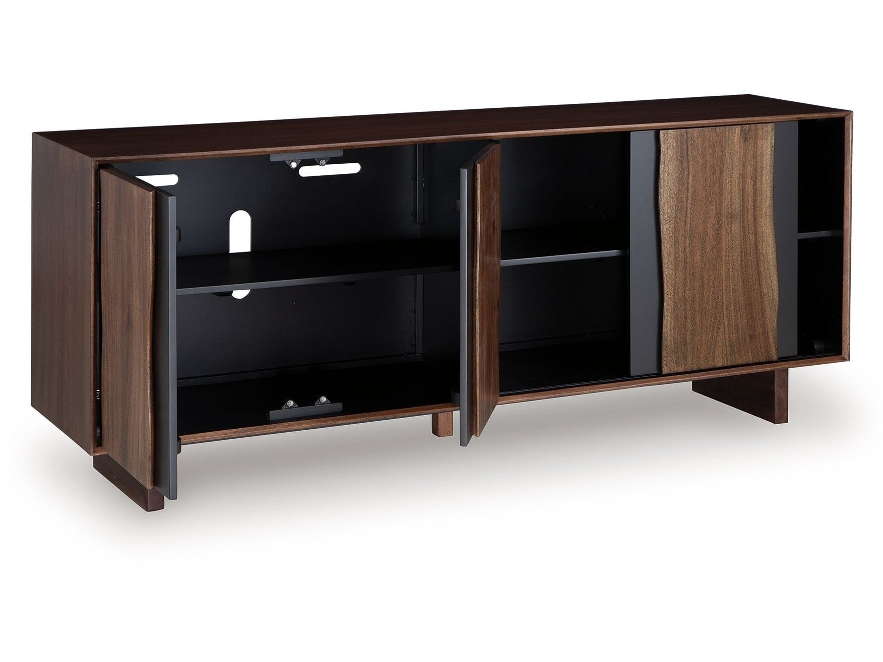 Welby - Accent Cabinet - Brown / Charcoal