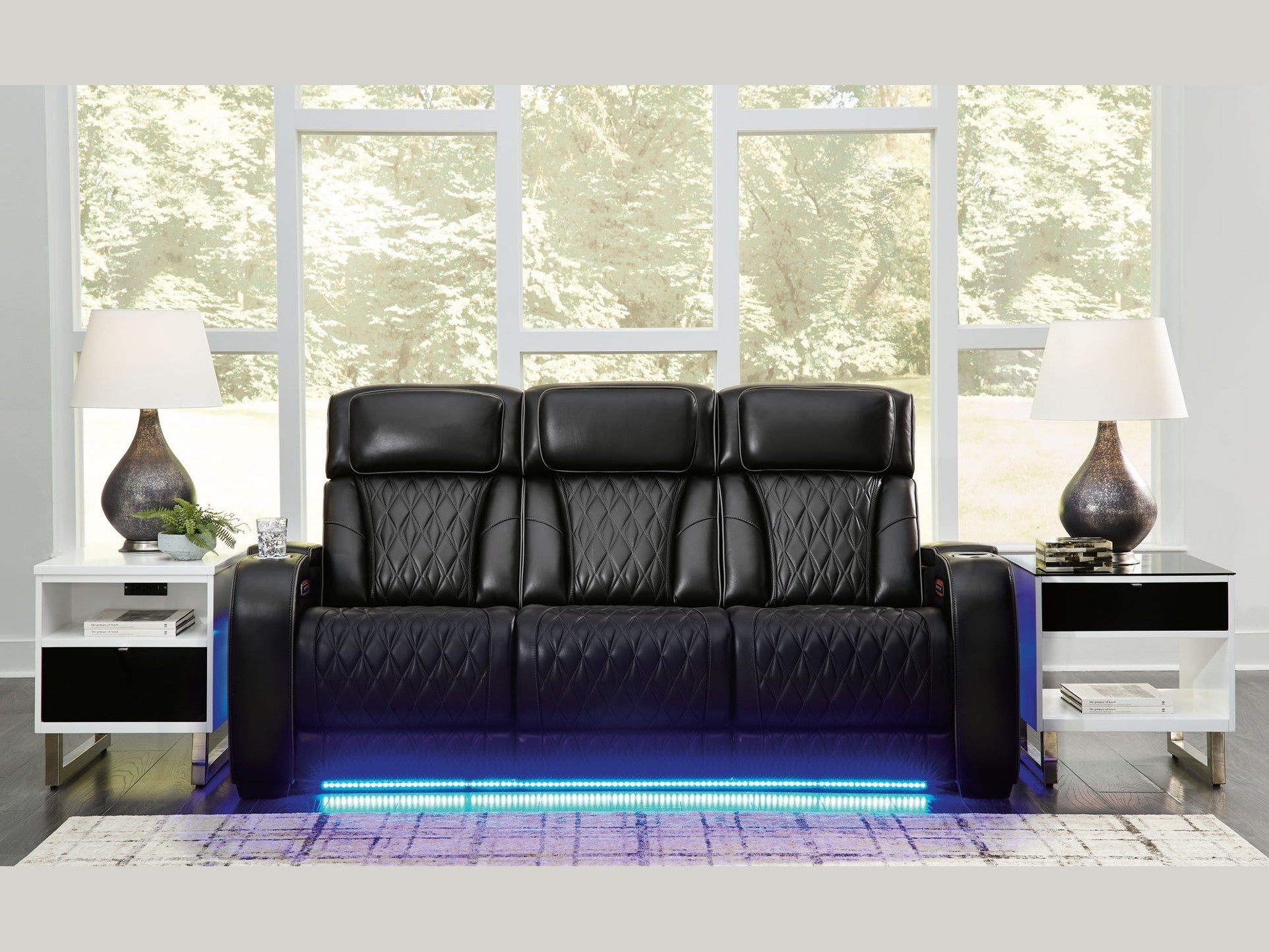 Boyington - 2 Pc. - Power Reclining Sofa And Loveseat - Black