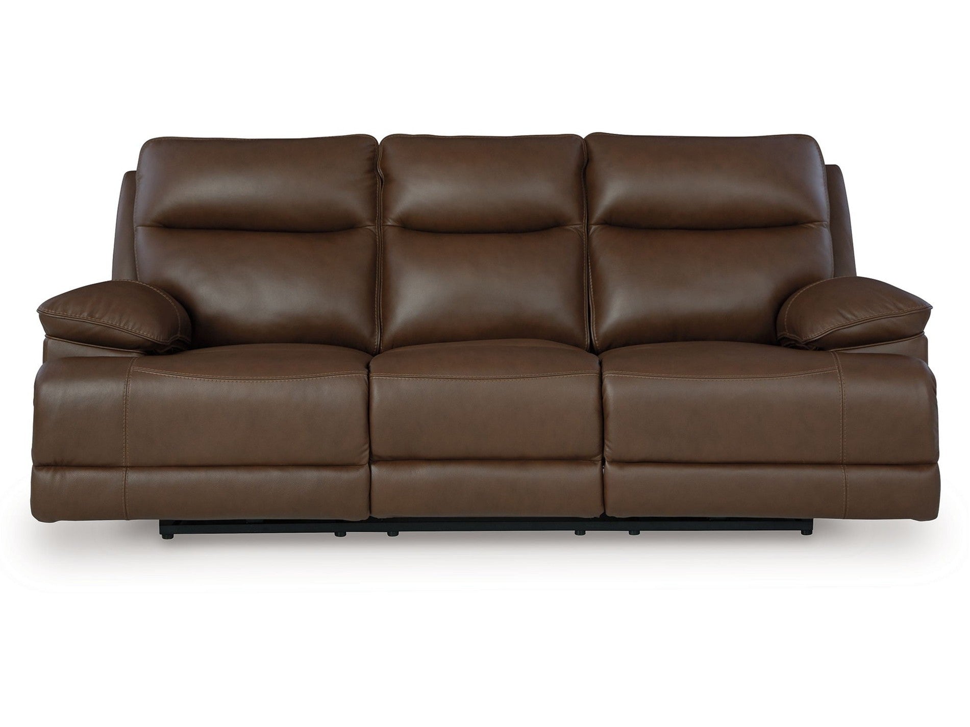 Vonryan - Power Reclining Sofa With Adj Headrest - Tobacco