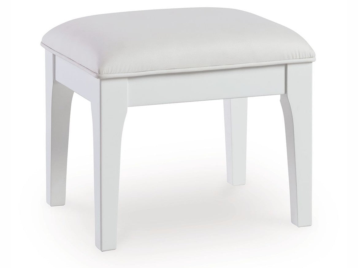Chalanna - Vanity Stool - White