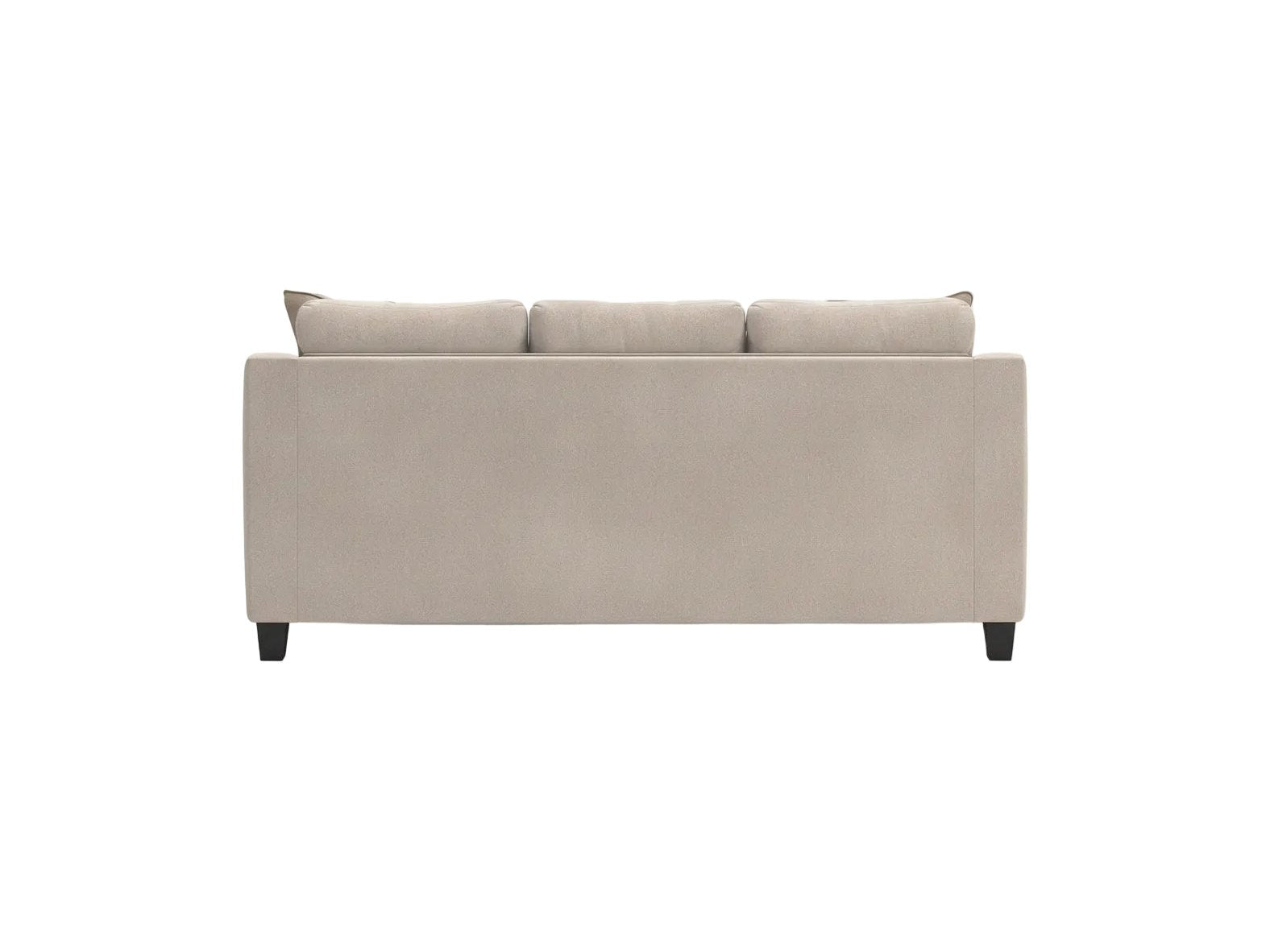 Beige sofa on a white background