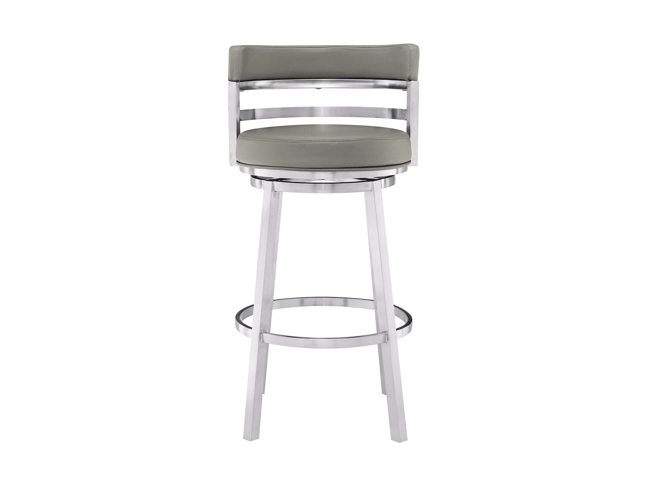 Madrid - Swivel Stainless Steel Bar Stool