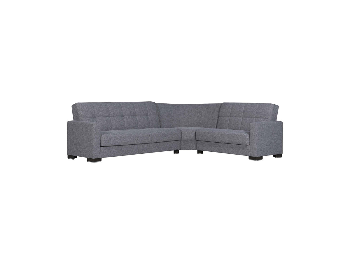 Ottomanson Armada - Upholstered Convertible Sectional With Storage - Polyester