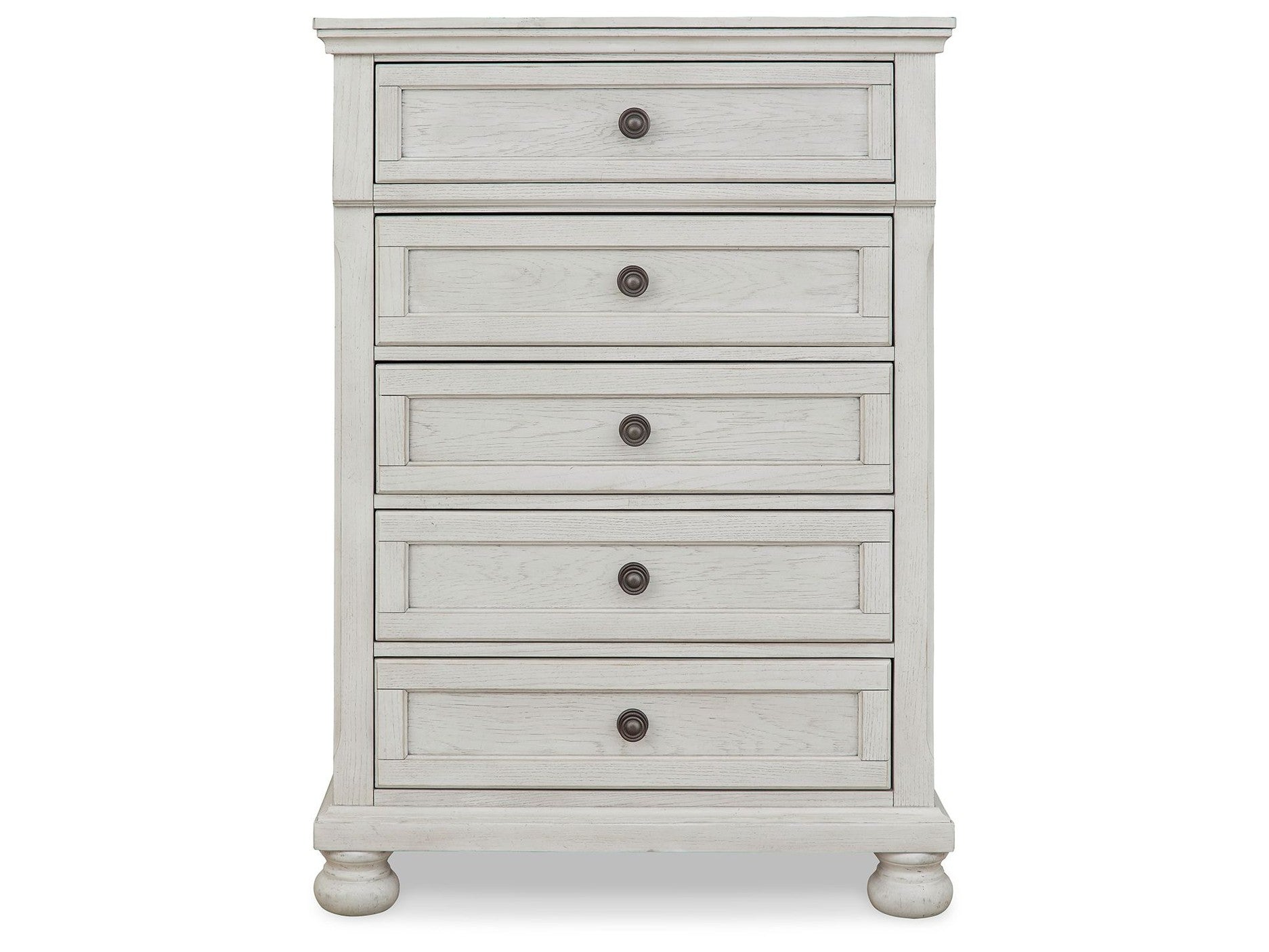 Robbinsdale - Five Drawer Chest - Youth - Antique White