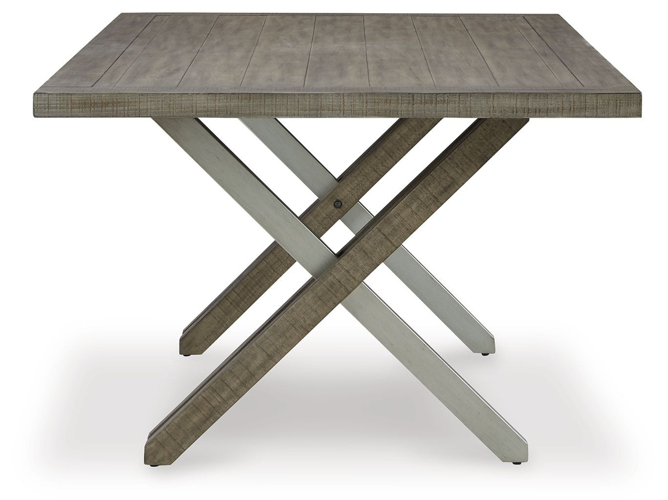 Krystanza - Rectangular Dining Room Table - Weathered Gray