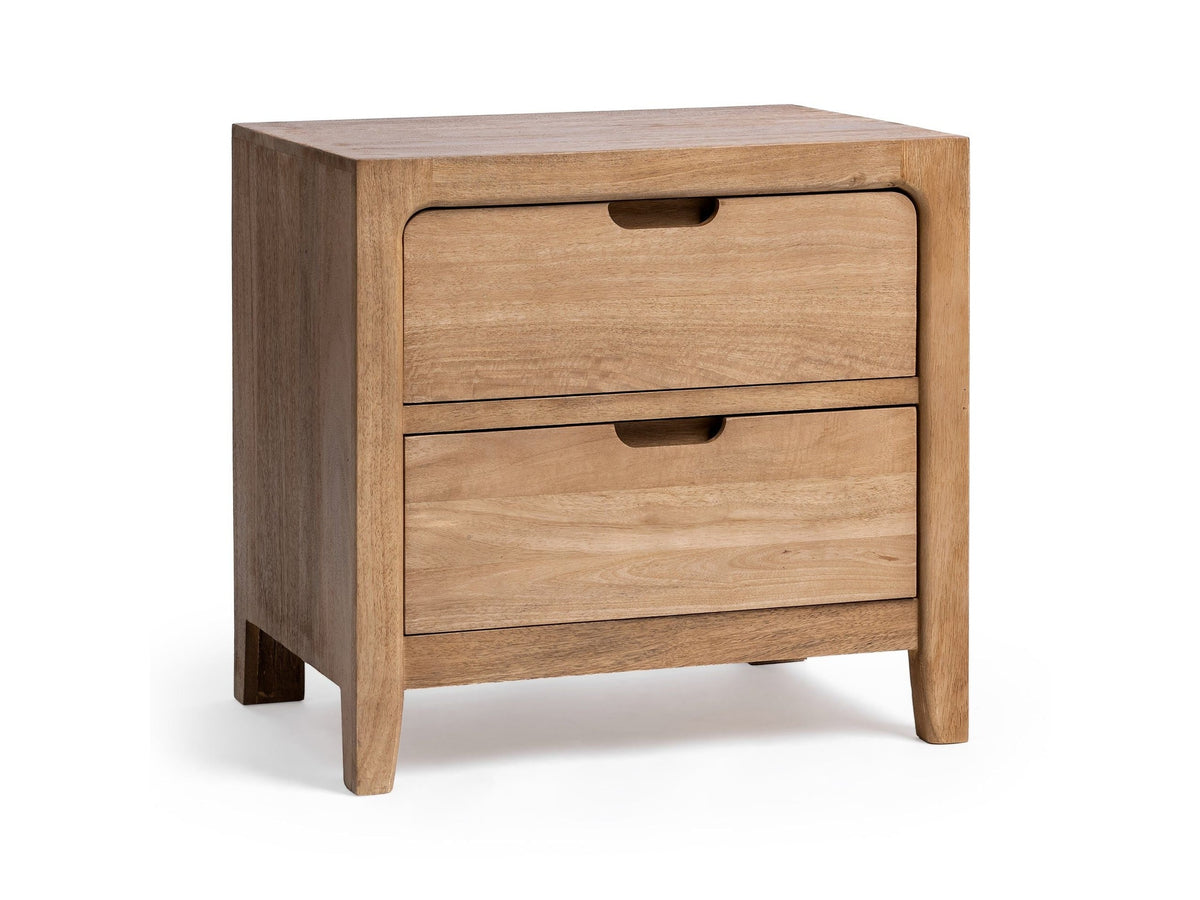 Laguna - 2 Drawer Nightstand - Natural Maple