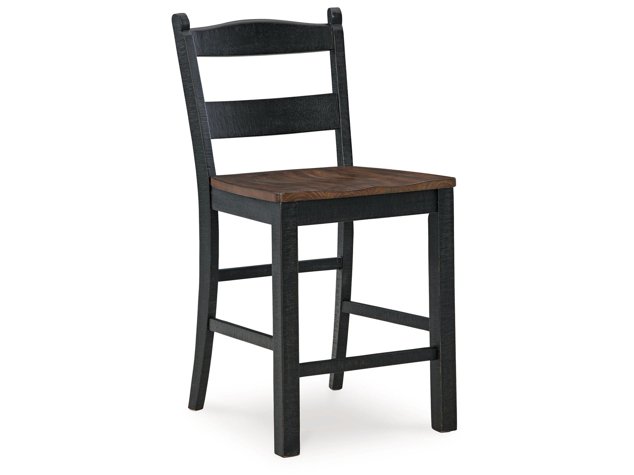 Valebeck - Barstool (Set of 2) - Black / Brown