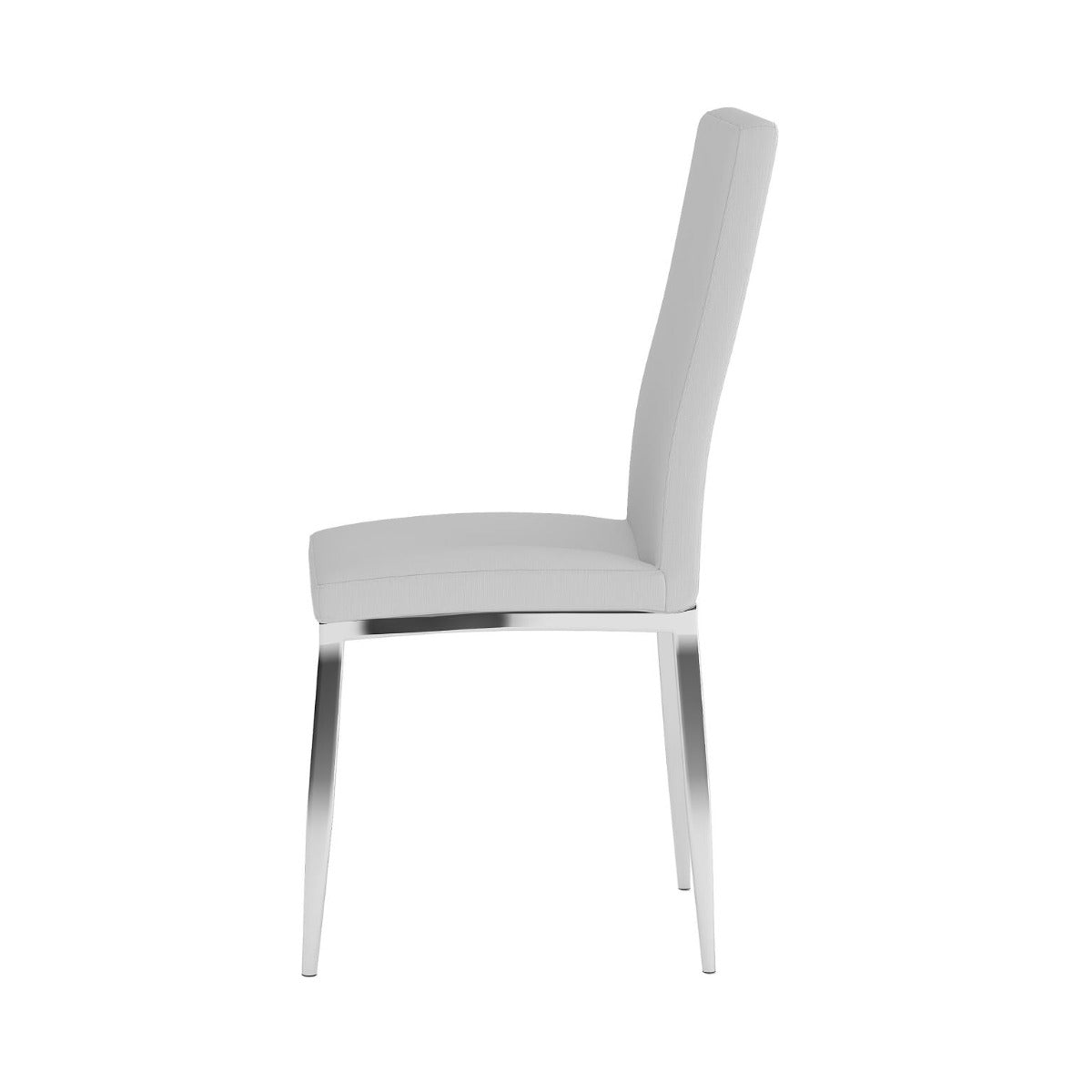Abigail Modern Curved-Back Upholstered Side Chair, Set of 4