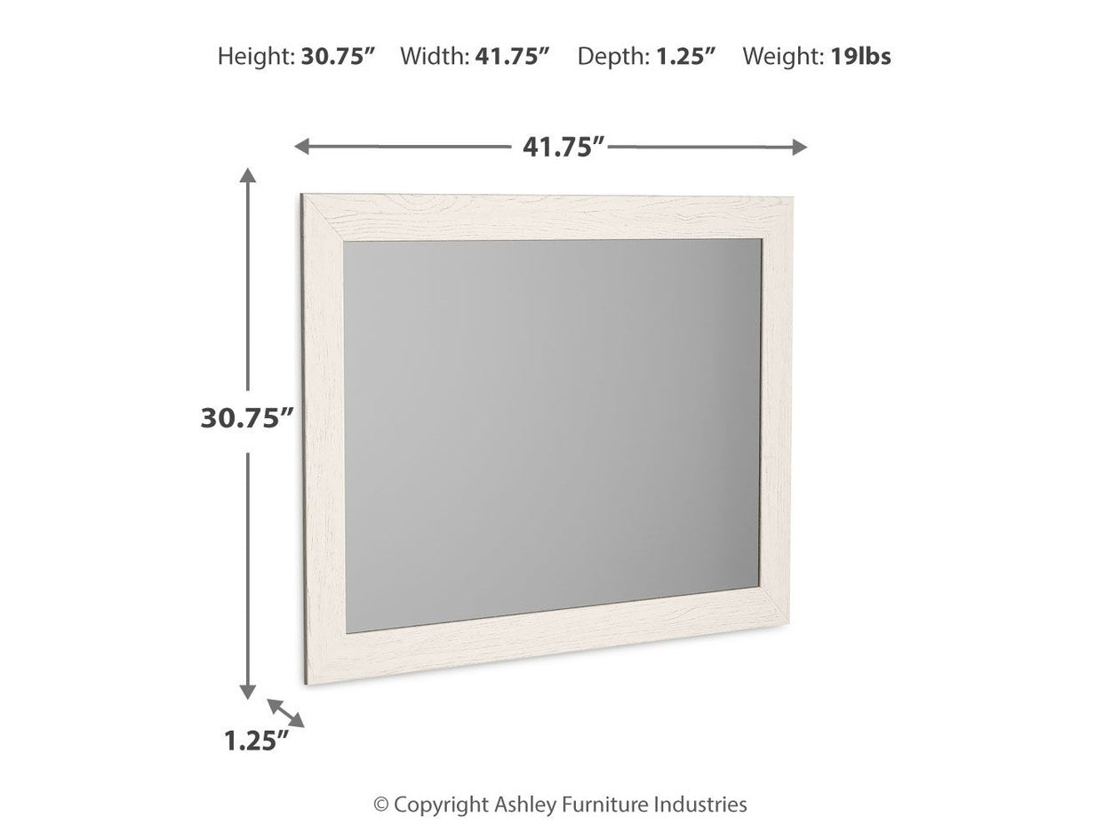 Stelsie - Bedroom Mirror - White