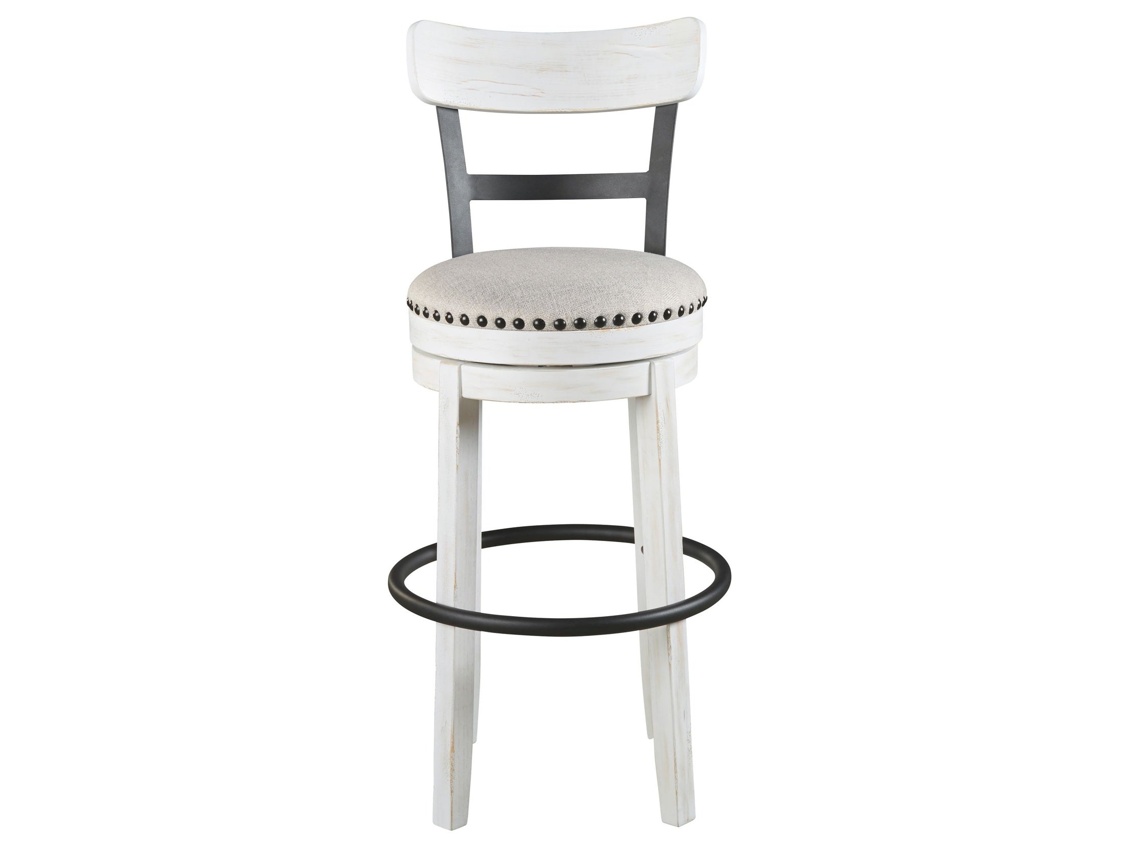 Valebeck - Tall Upholstered Swivel Barstool