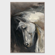 Dash I - 40" x 60" Painting Art by Buddy Whitlock - Dark Gray