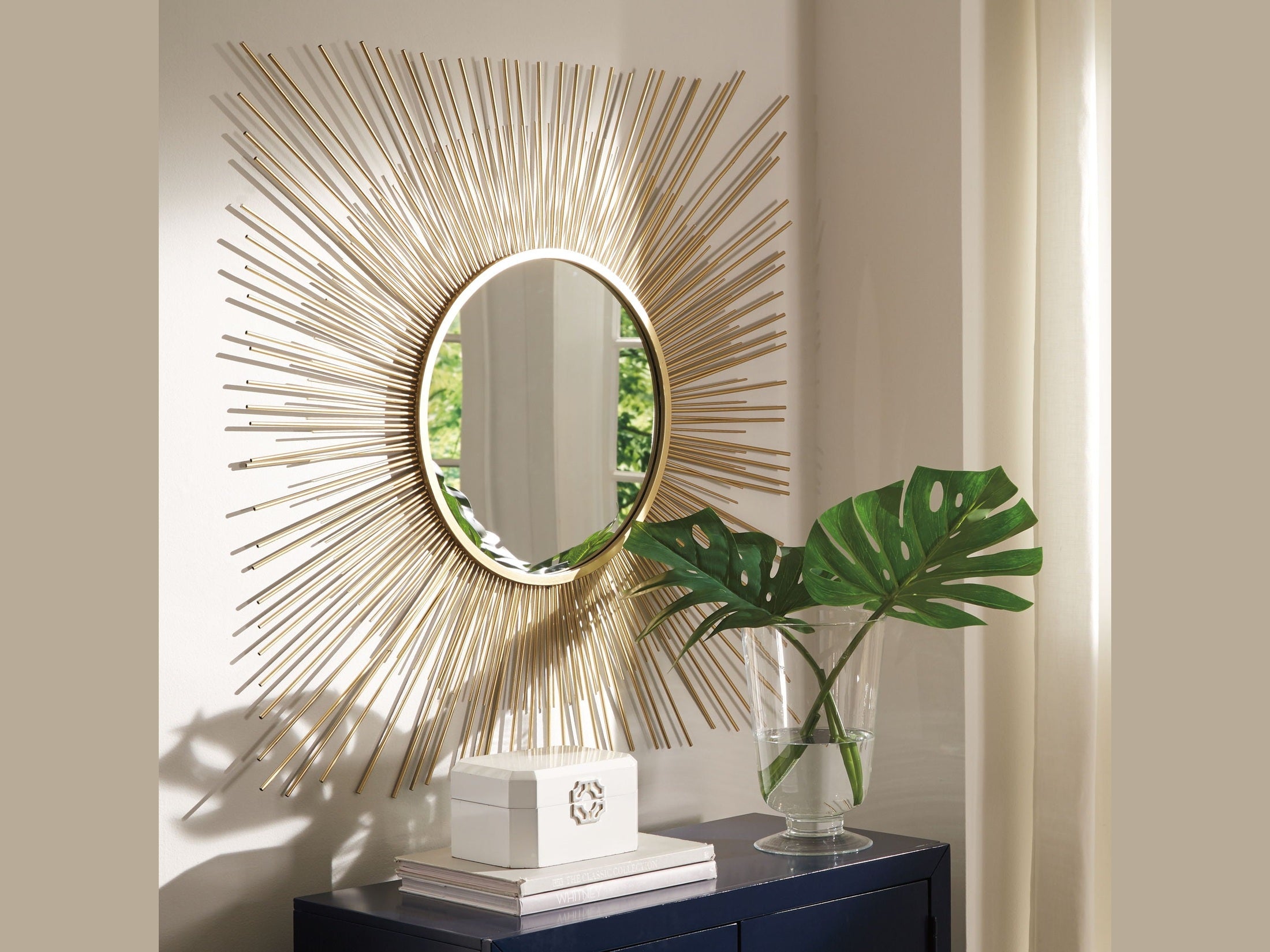 Elspeth - Accent Mirror - Gold Finish
