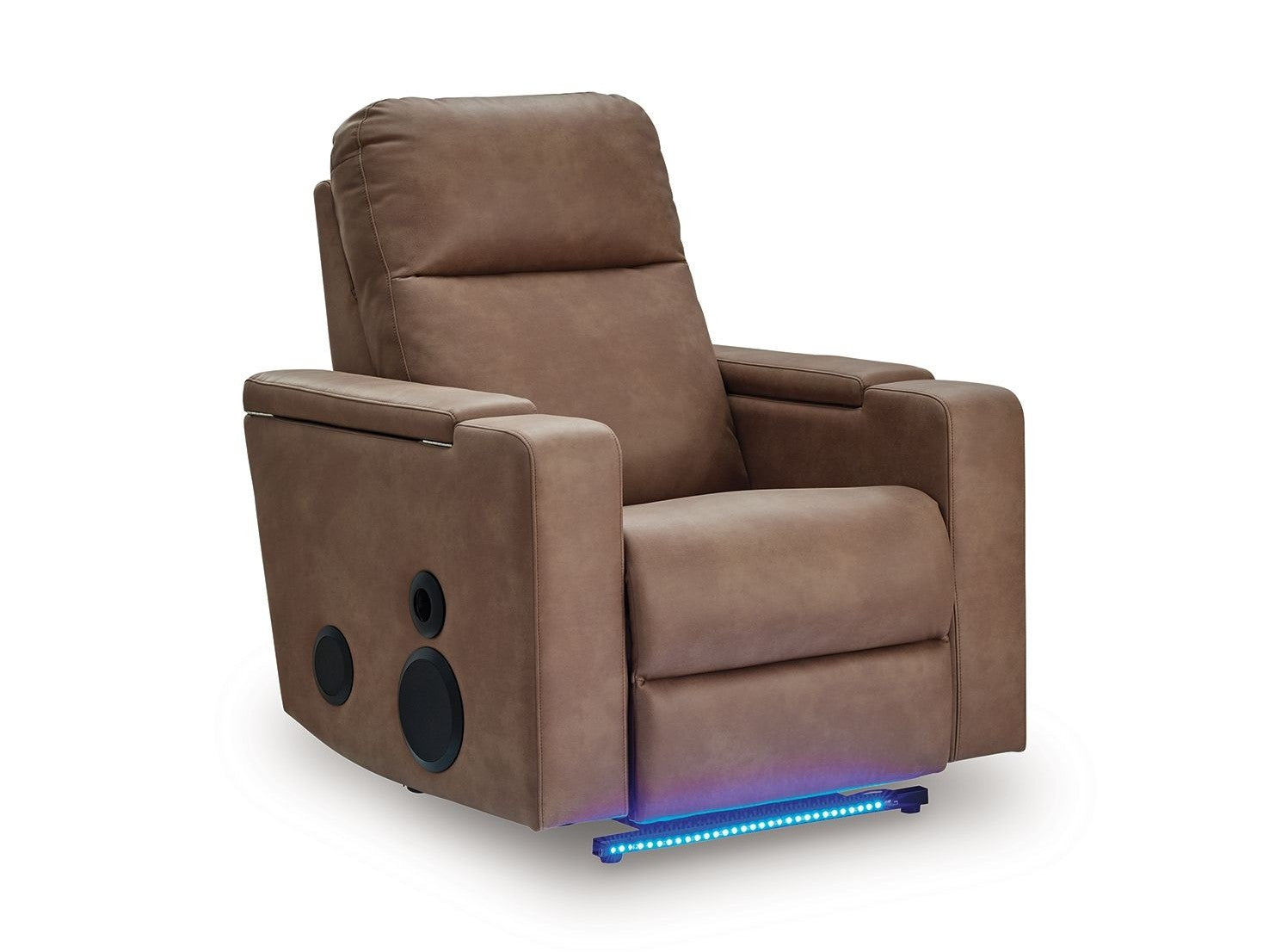 Lorrenton - Glider Power Recliner With Audio System - Caramel