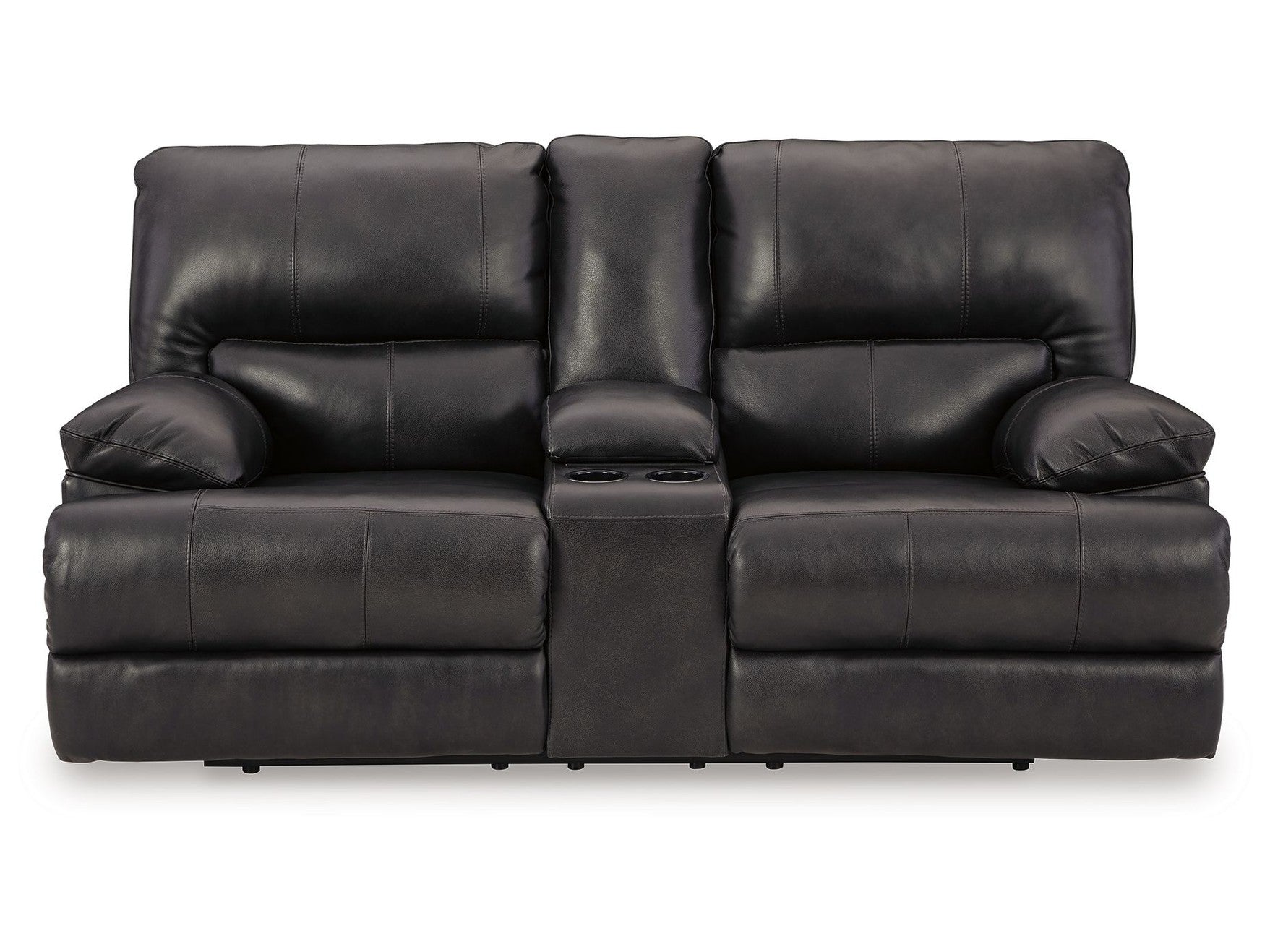 Mountainous - Power Reclining Loveseat With Console /Adj Headrest - Eclipse