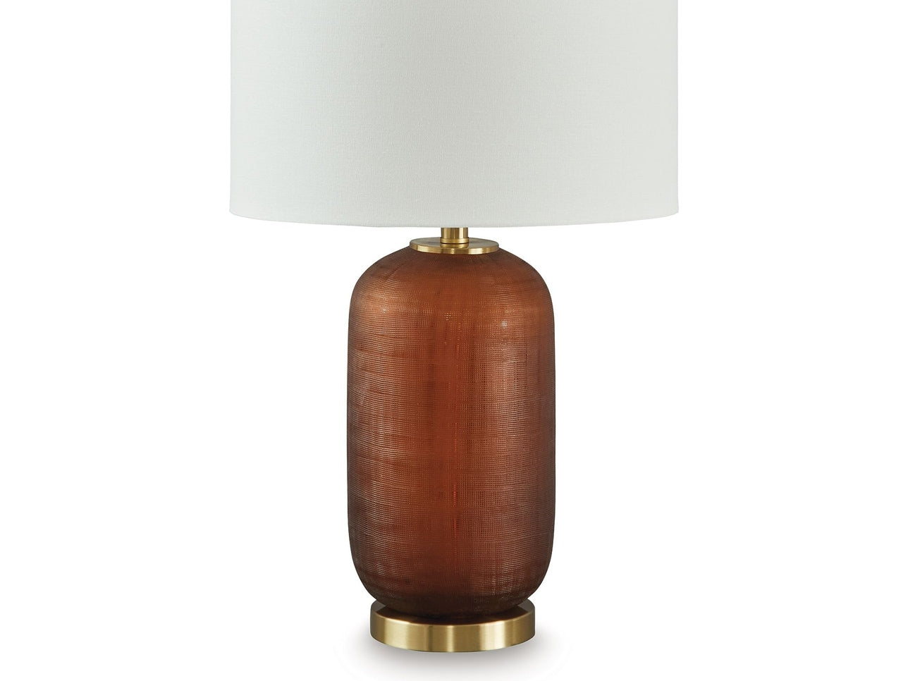 Farberman - Glass Table Lamp - Amber