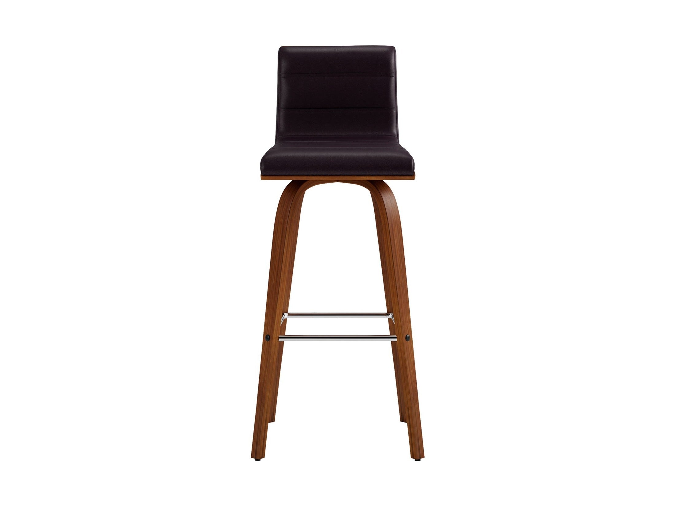 Vienna - 30" Swivel Bar Stool - Walnut Wood