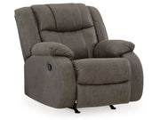 First Base - Rocker Recliner - Gunmetal