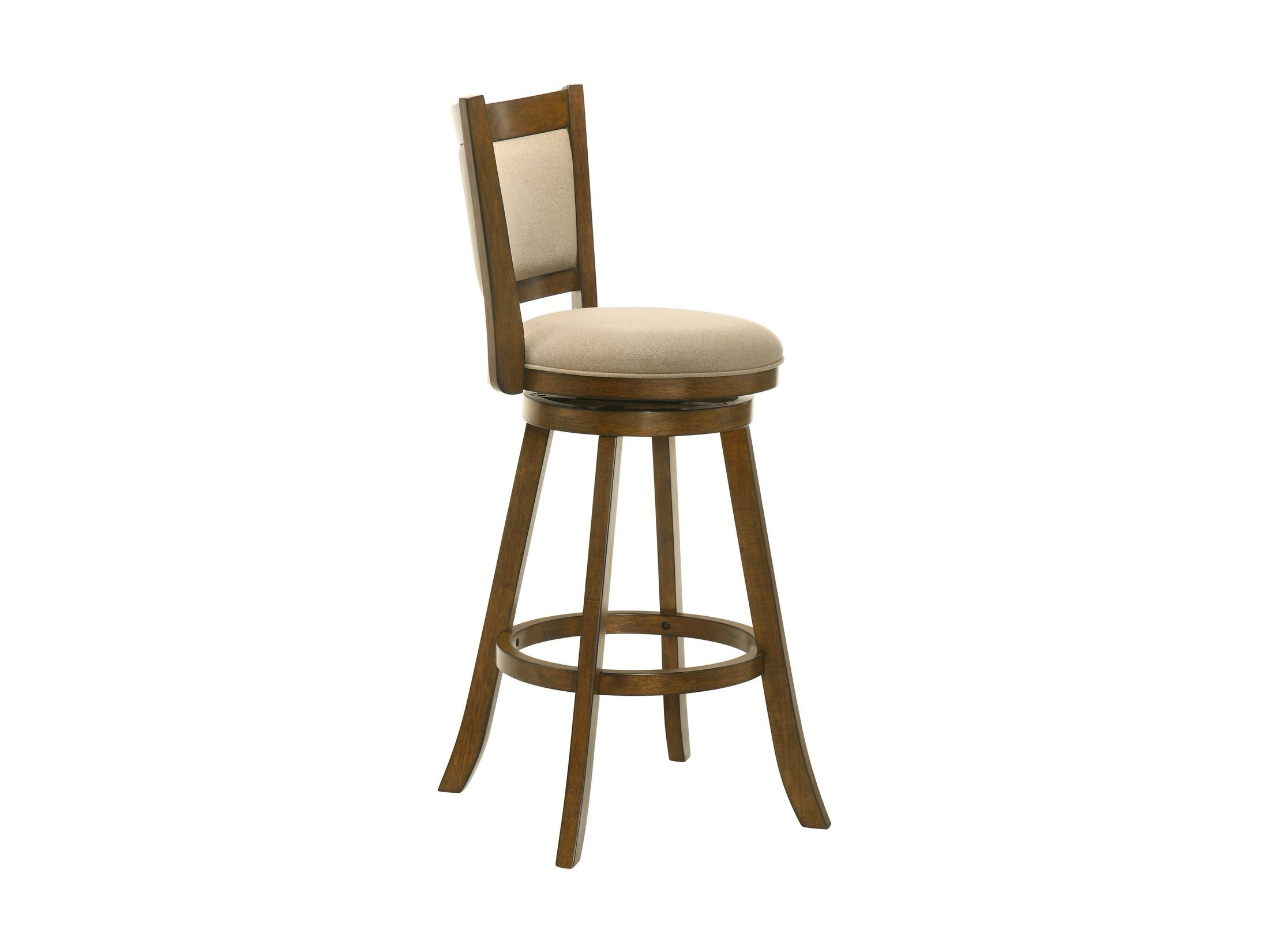 Aiden - Modern Farmhouse Swivel Wood Bar Height Kitchen Bar Stool