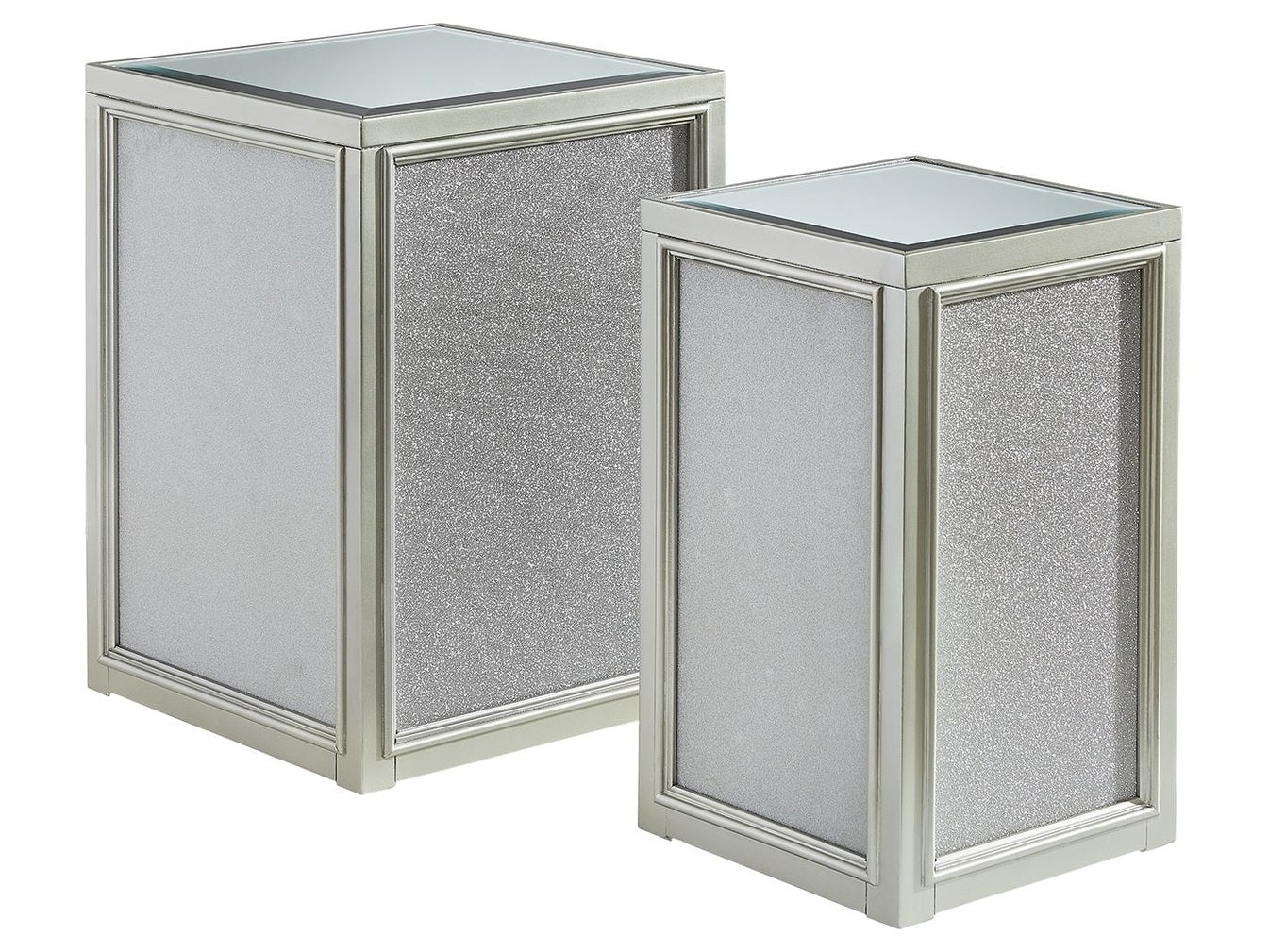 Traleena - Nesting End Tables (Set of 2) - Silver Finish