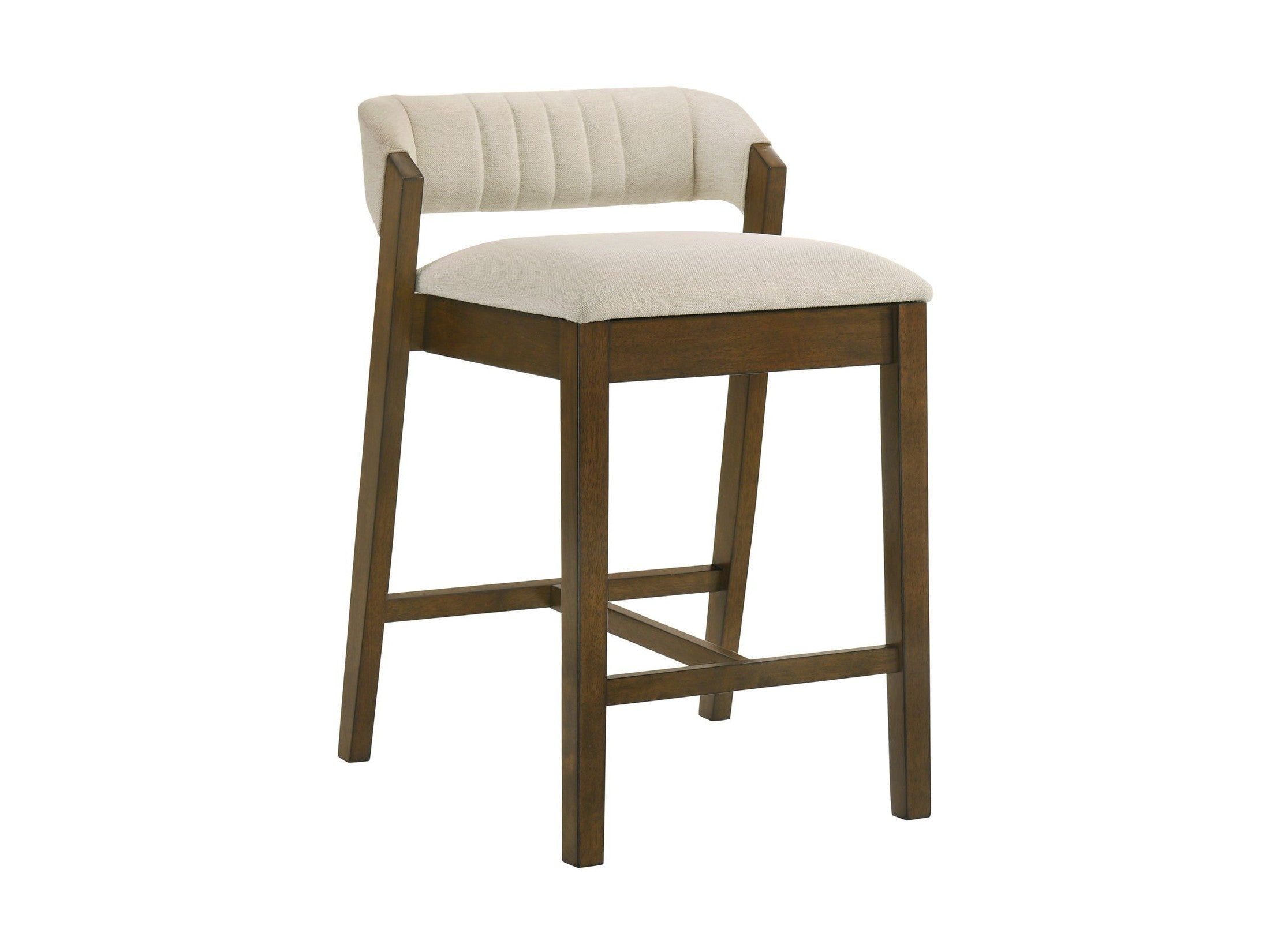 Landyn - 26" Sepia Brown Counter Height Rubberwood Barstool