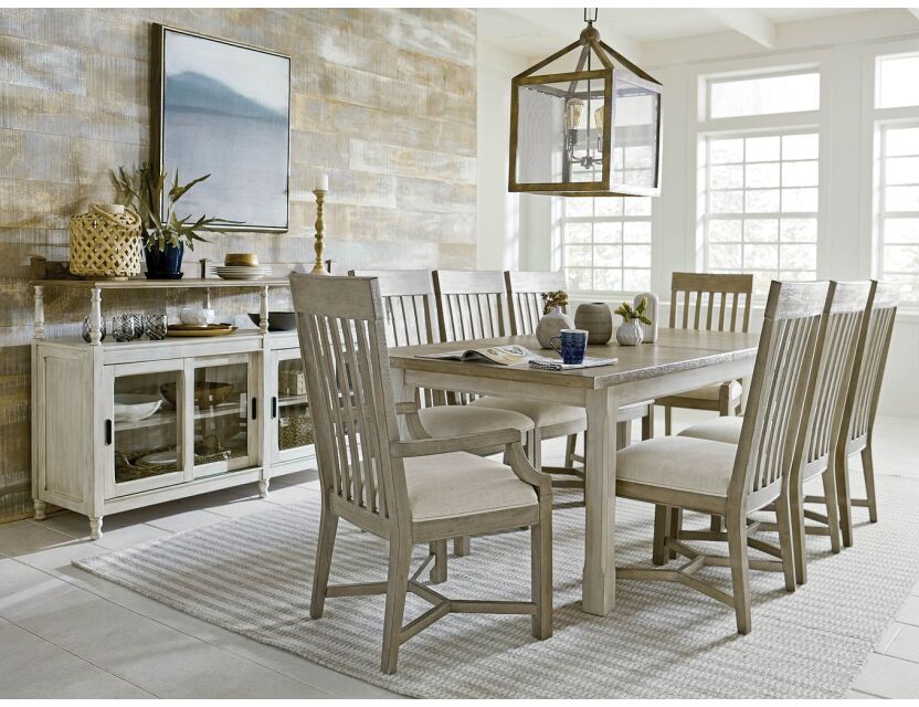 American Drew Litchfield James Arm Chair Driftwood