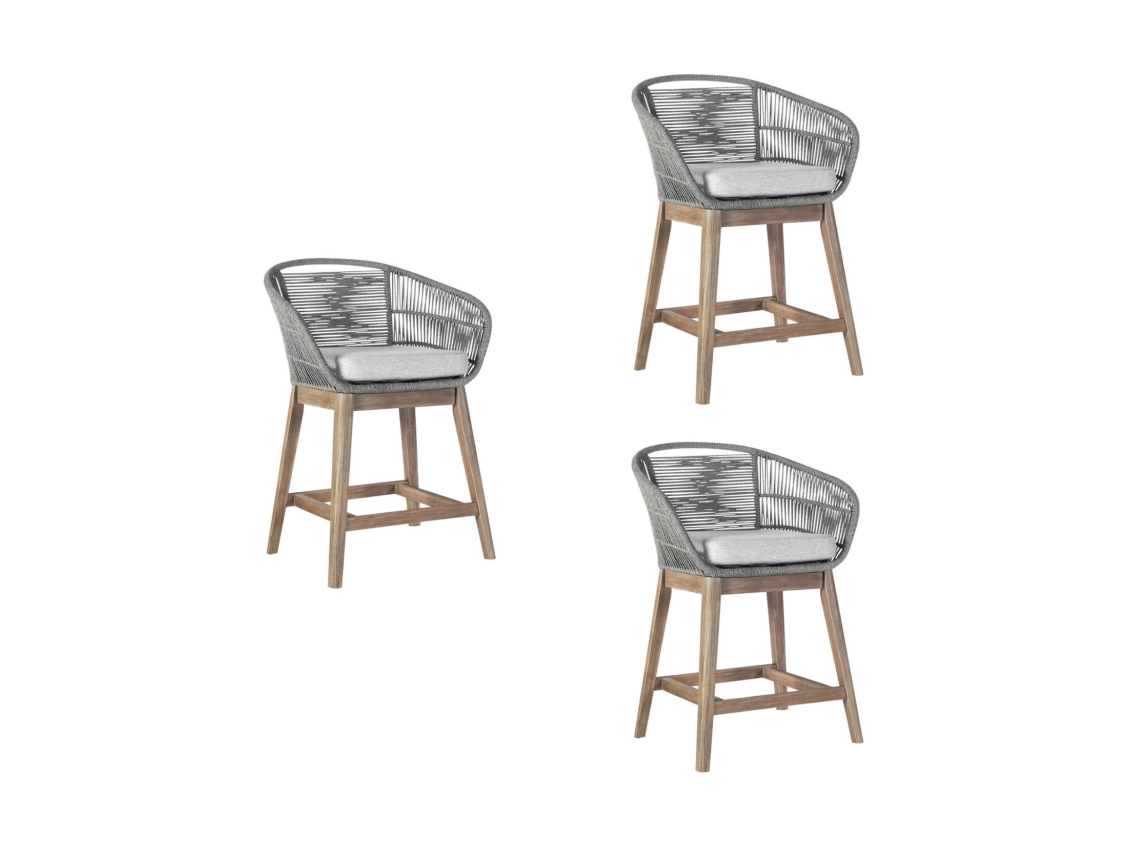 Tutti Frutti - Indoor Outdoor Counter Height Bar Stool Set
