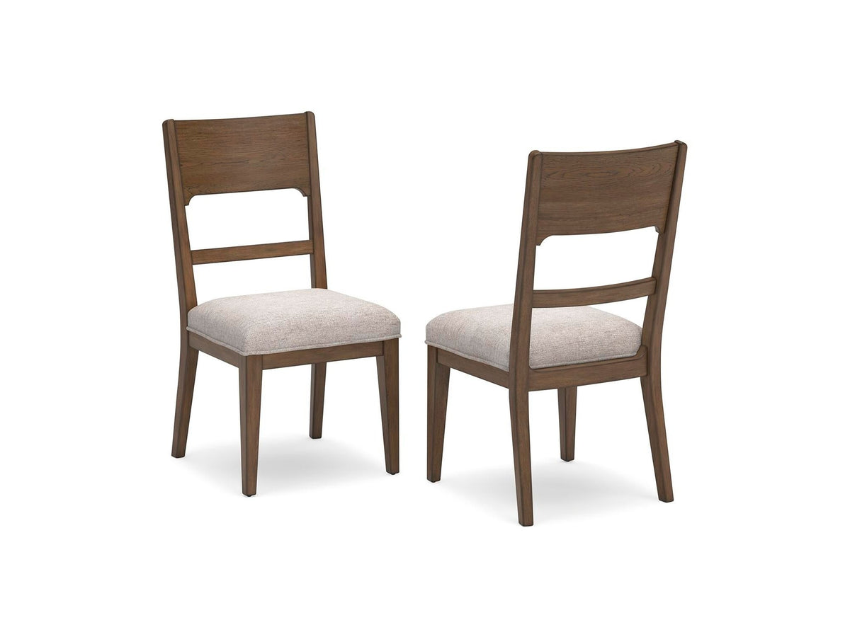 Cabalynn - Dining Uph Side Chair (Set of 2) - Oatmeal / Light Brown
