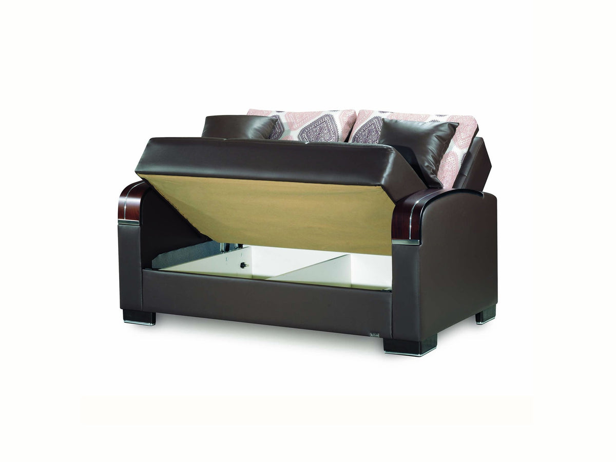 Ottomanson Mobimax - Upholstered Convertible Loveseat With Storage